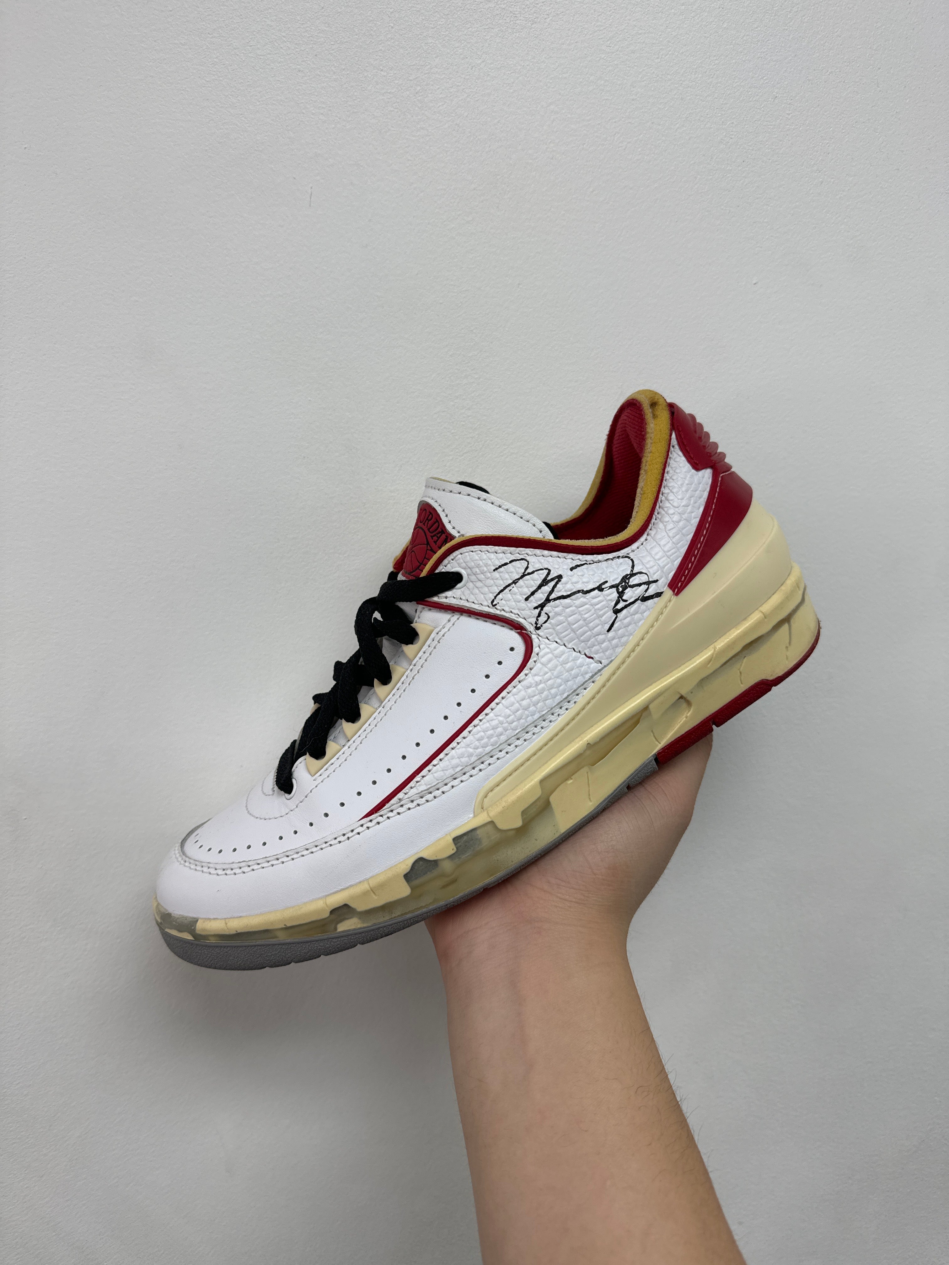 Nike x Off-White Jordan 2 Sail Low Sneakers