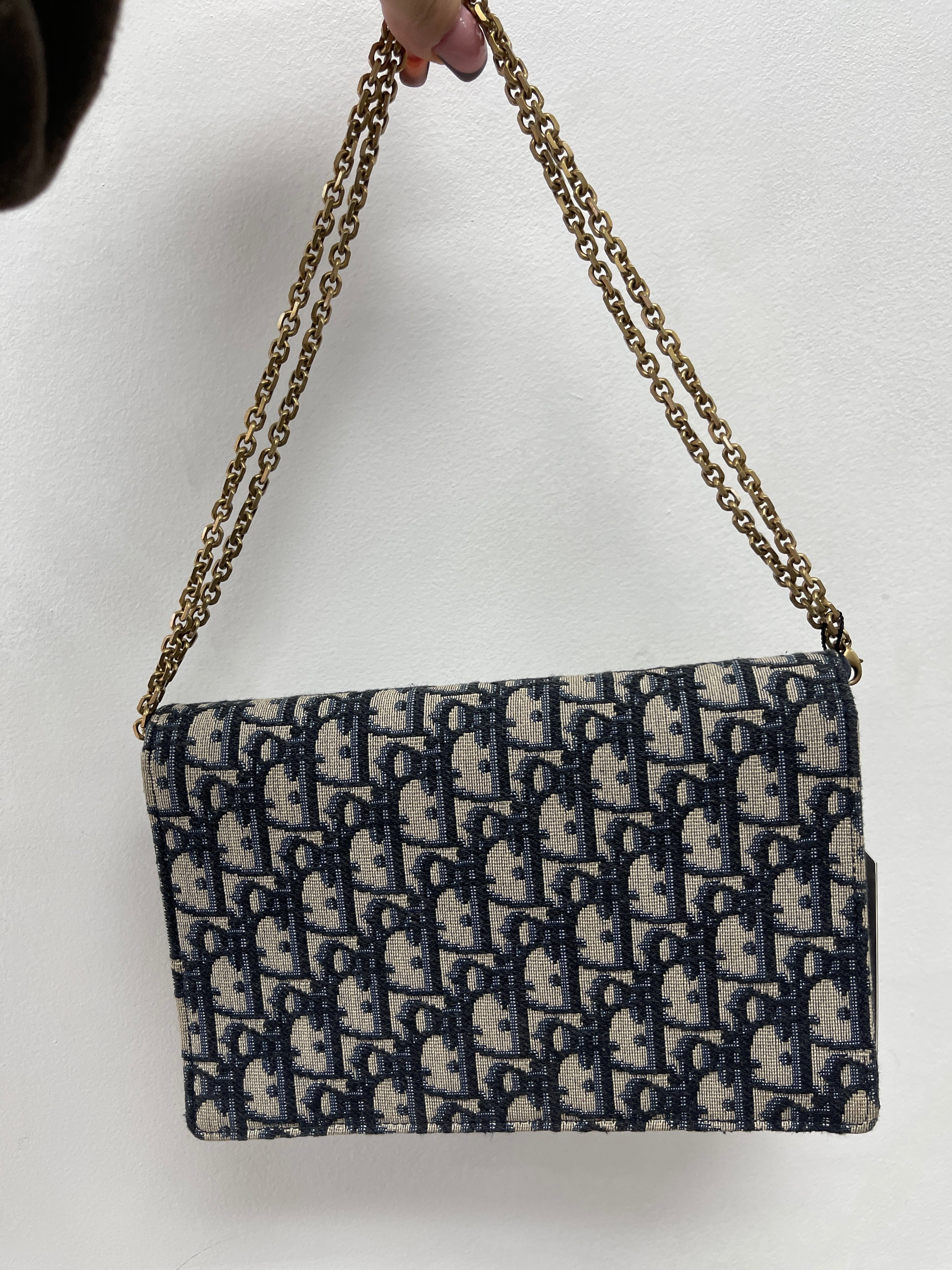 Dior Dior Oblique Saddle Pouch Bag