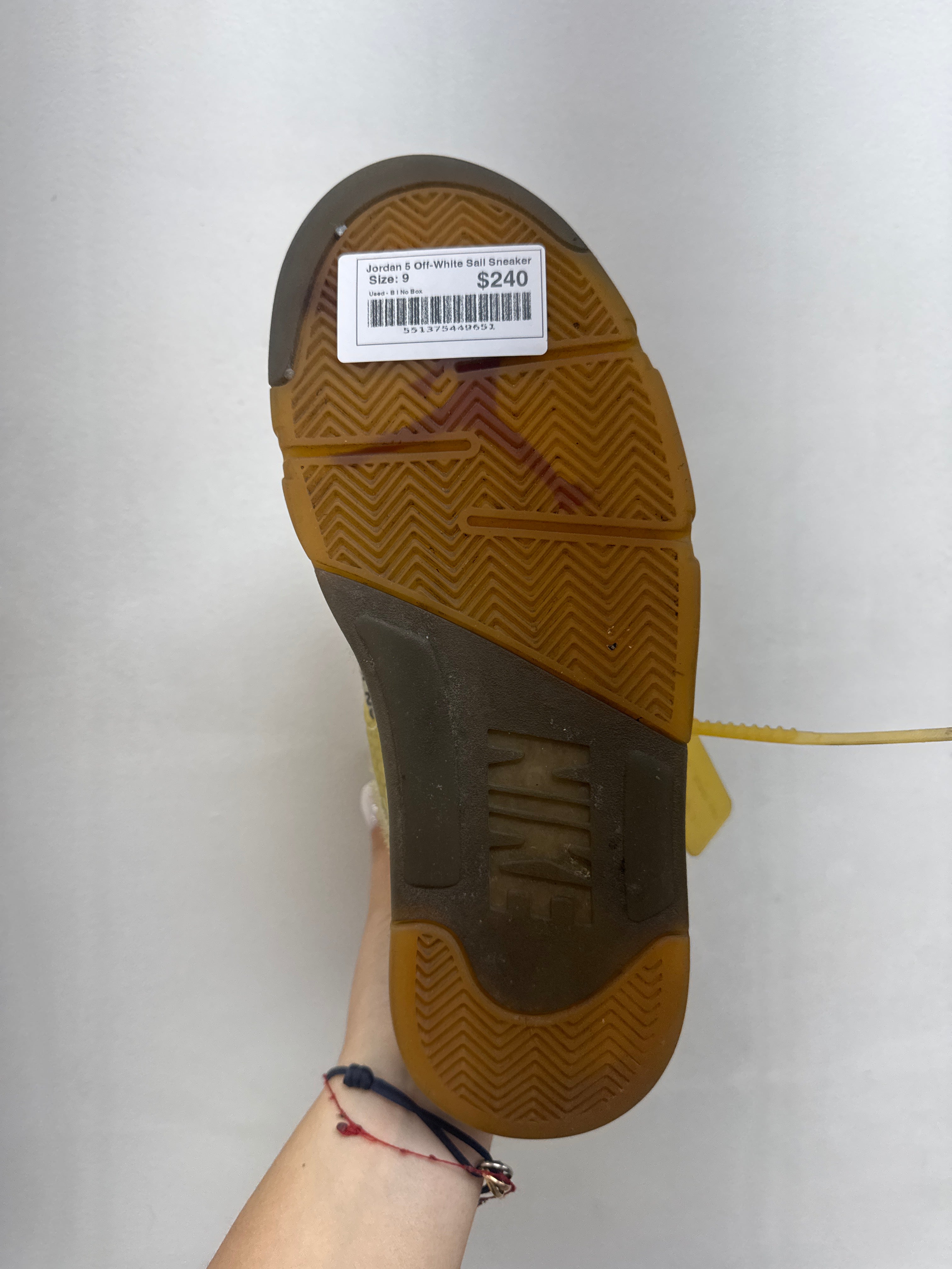 Jordan 5 Off-White Sail Sneaker