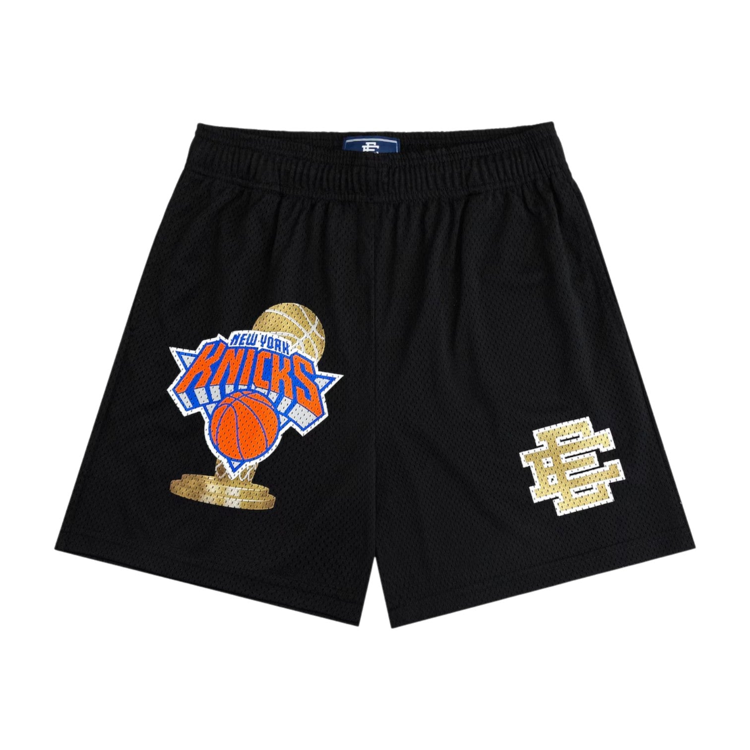 Eric Emanuel 'Championship Knicks' Black & Gold Shorts