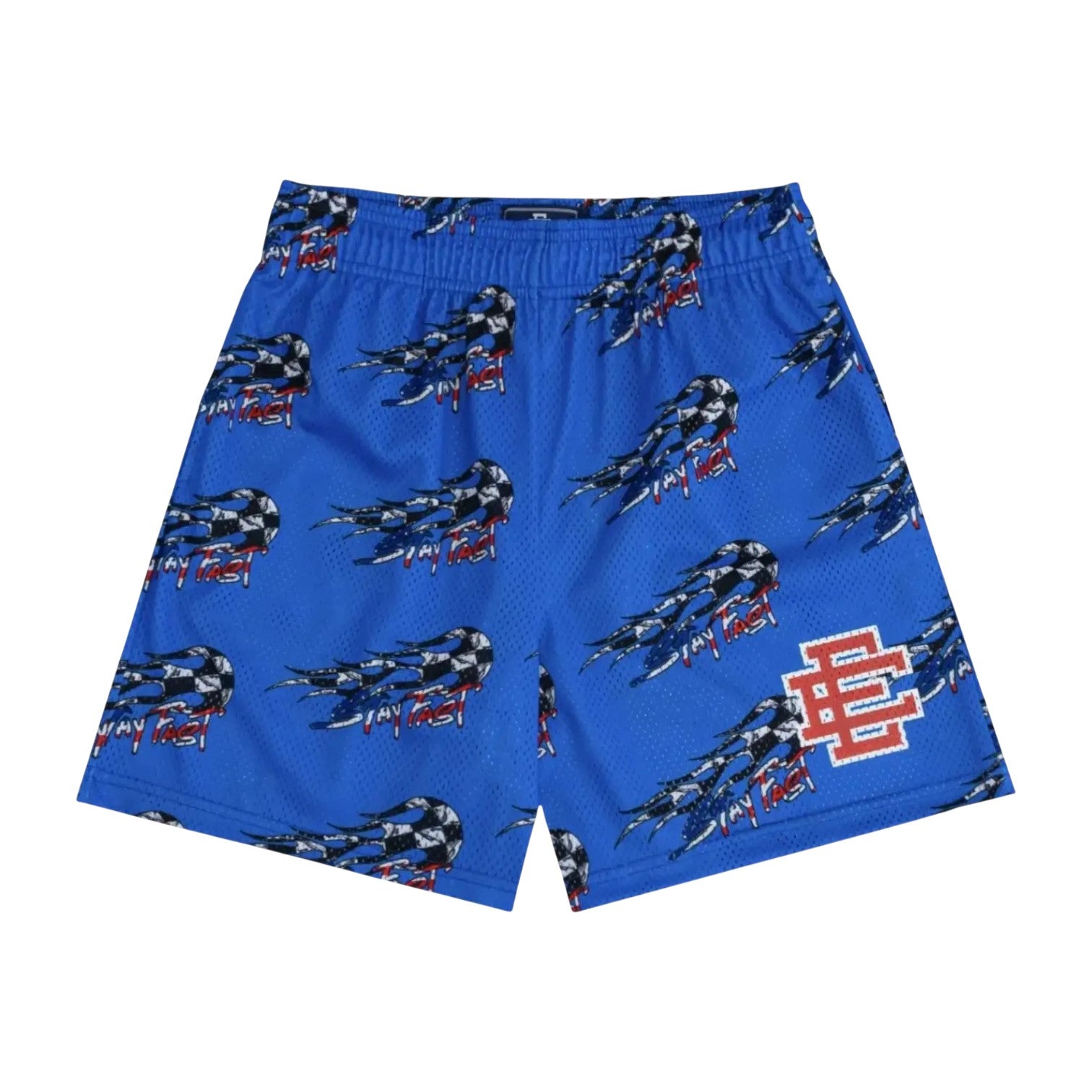 Eric Emanuel x Matty Boy 'Stay Fast' Blue Shorts