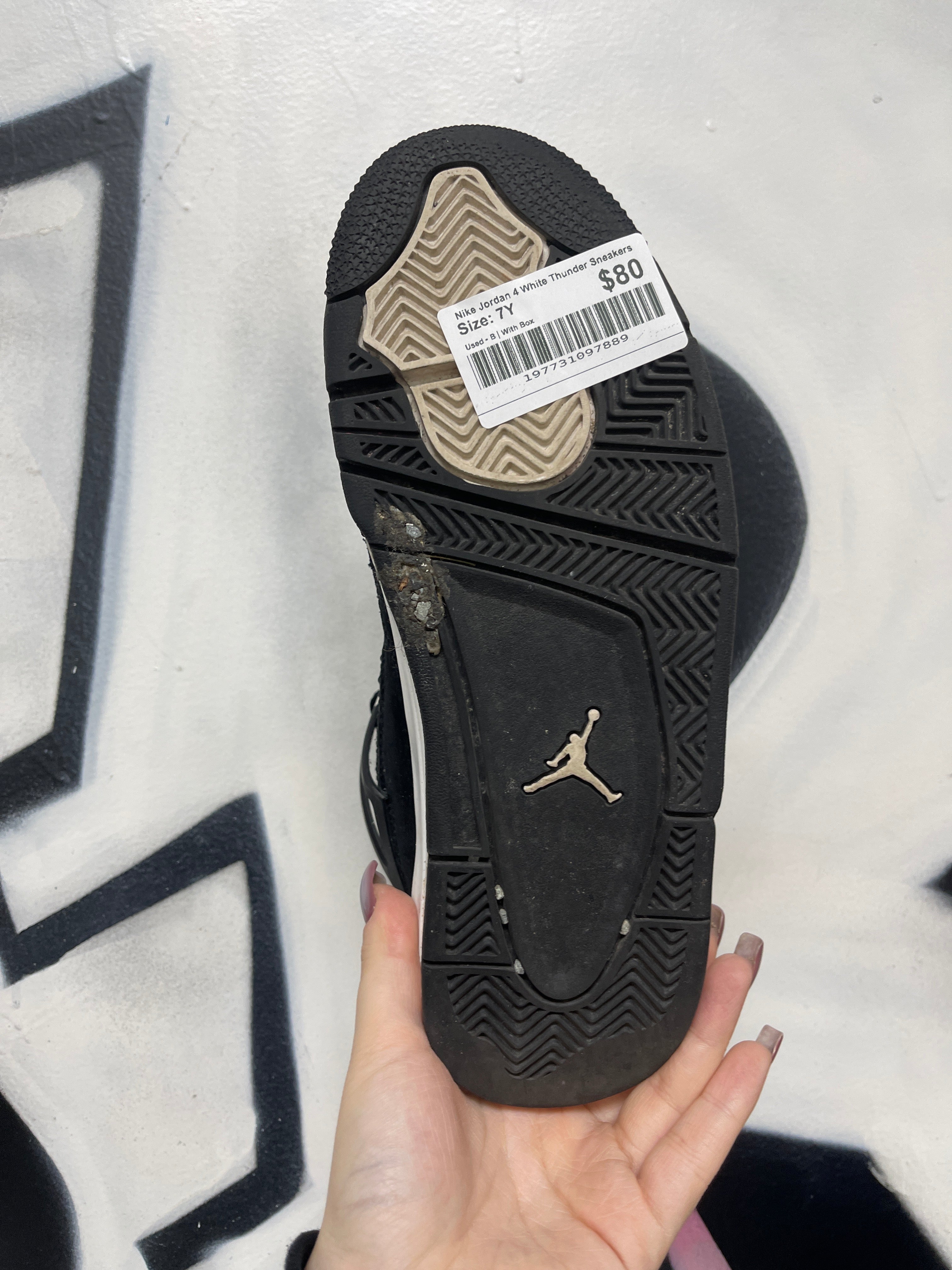 Nike Jordan 4 White Thunder Sneakers