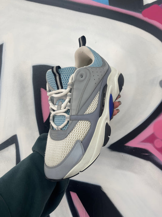 Dior B22 LiGht Blue Silver Used 45 No Box