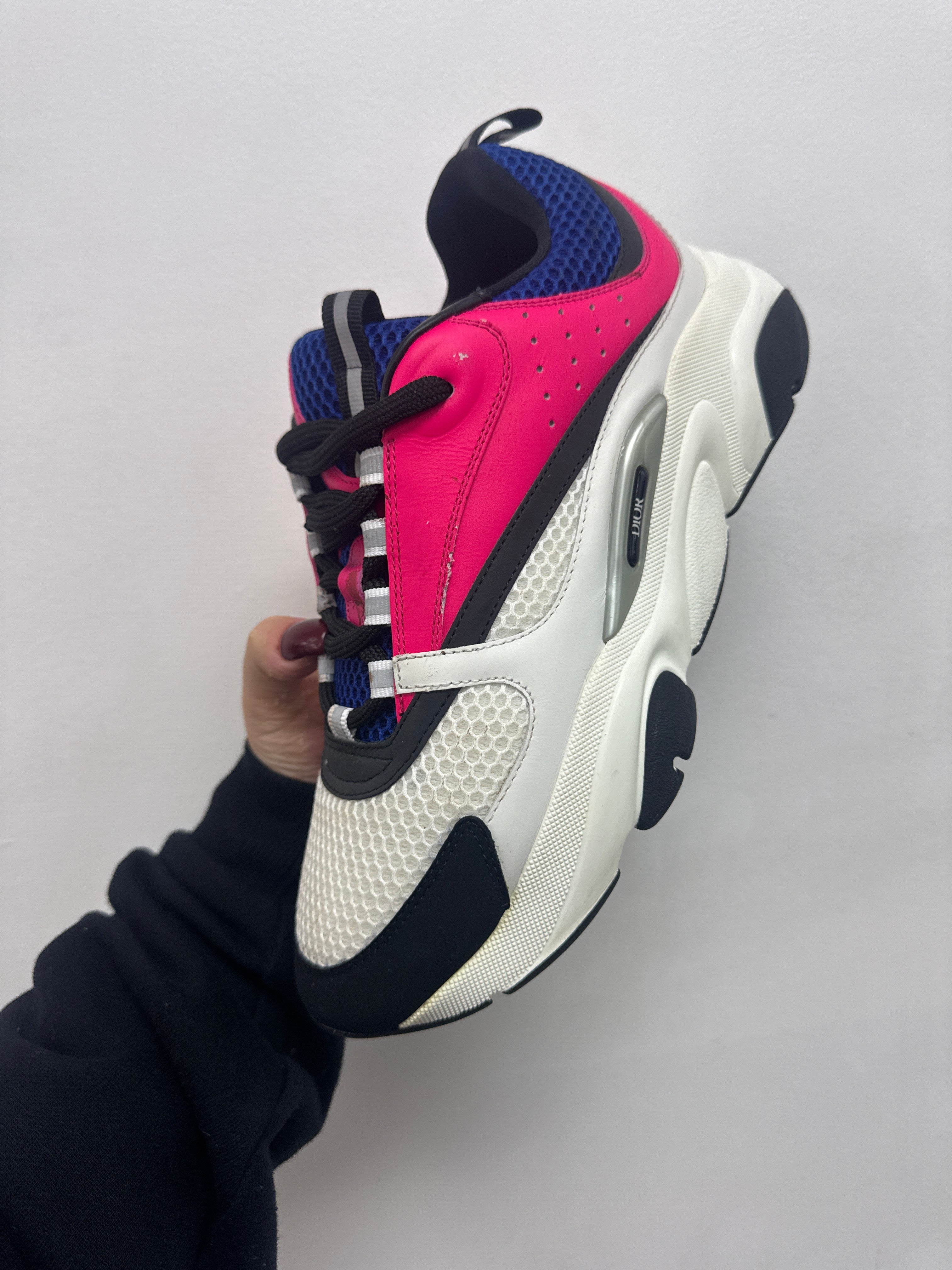 Dior B22 Pink Purple Sneakers