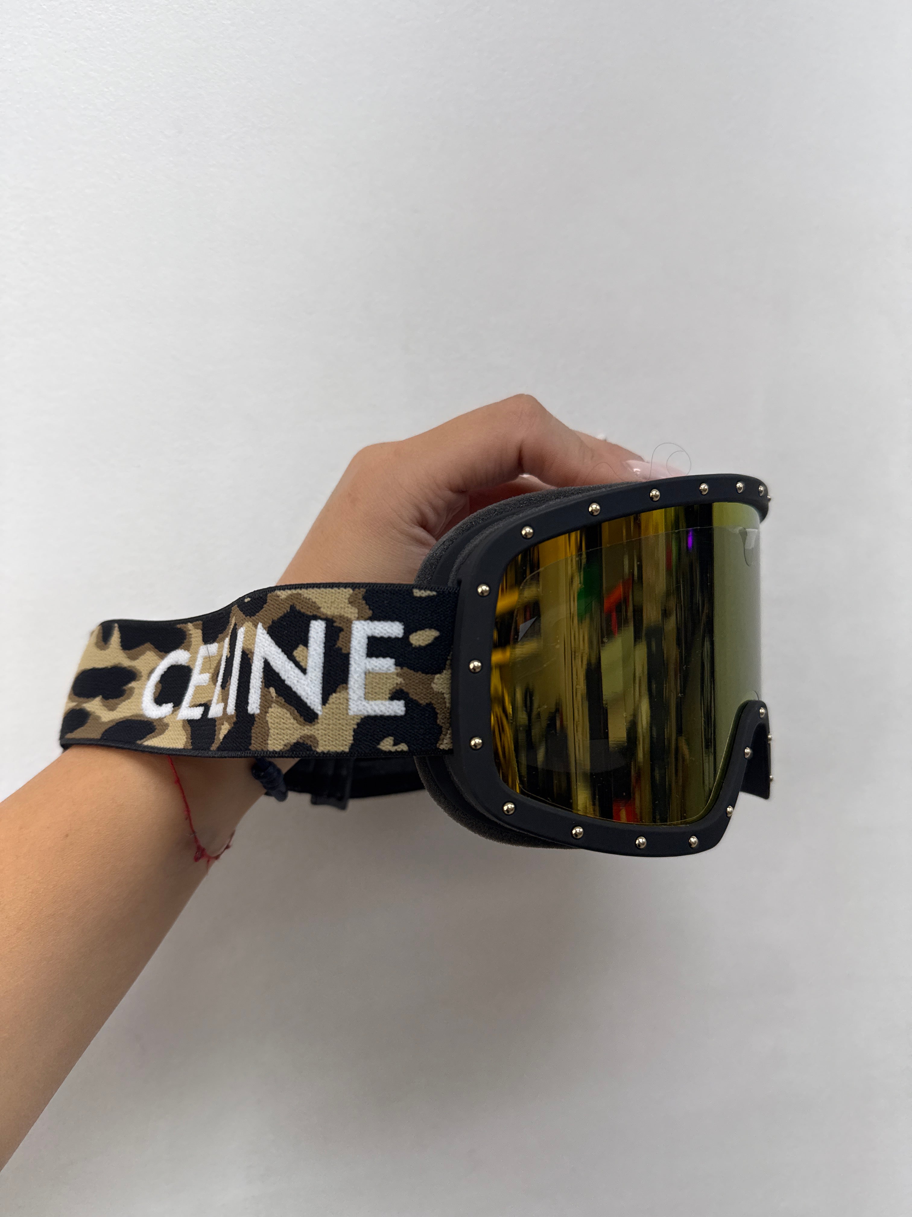 Celine Cheetah Ski Goggles Accessories