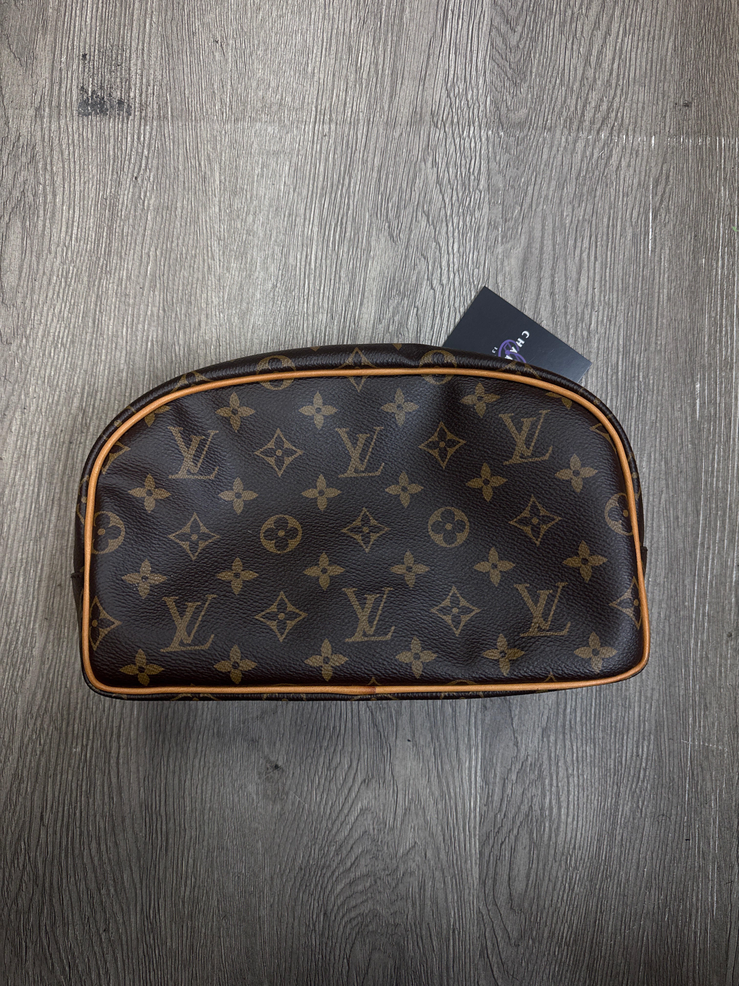 Louis Vuitton Brown Monogram Toiletry Bag
