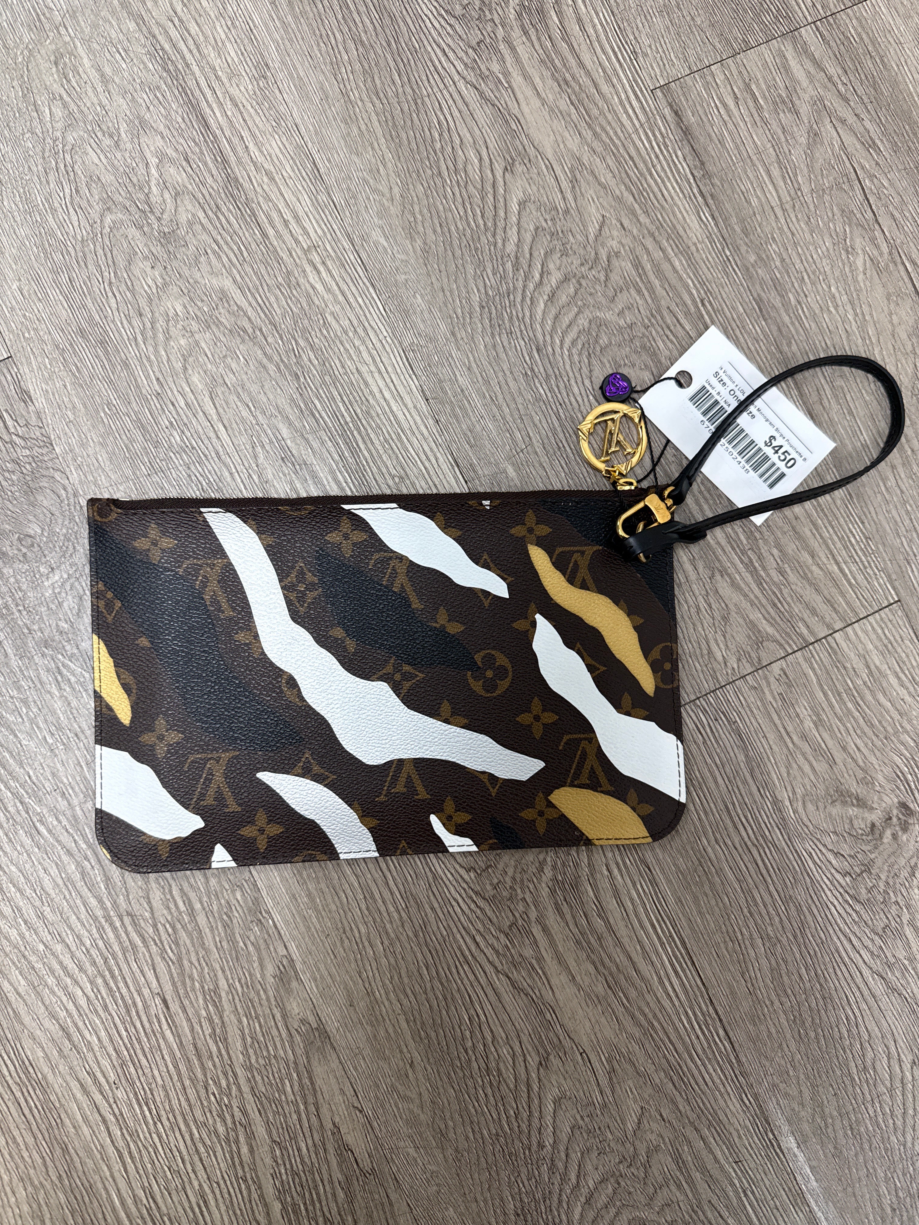 Louis Vuitton x LOL Brown Monogram Stripe Pouchette Bag