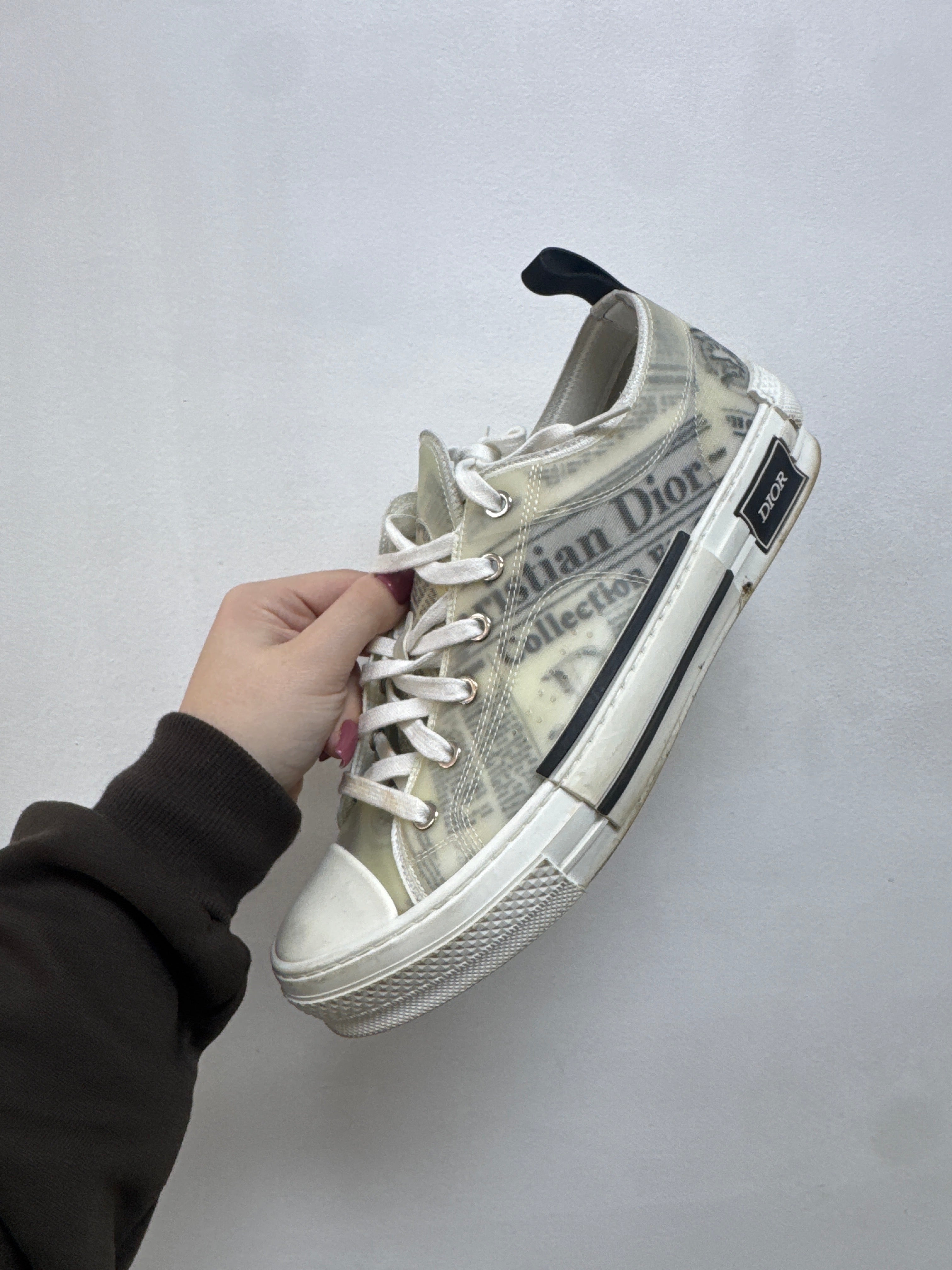Dior B23 Low Newspaper Sneakers