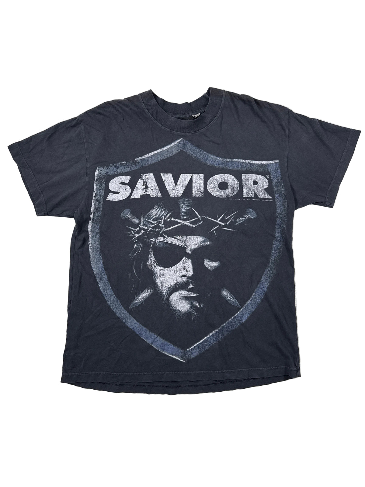 Hellstar Savior Tee Black Grey