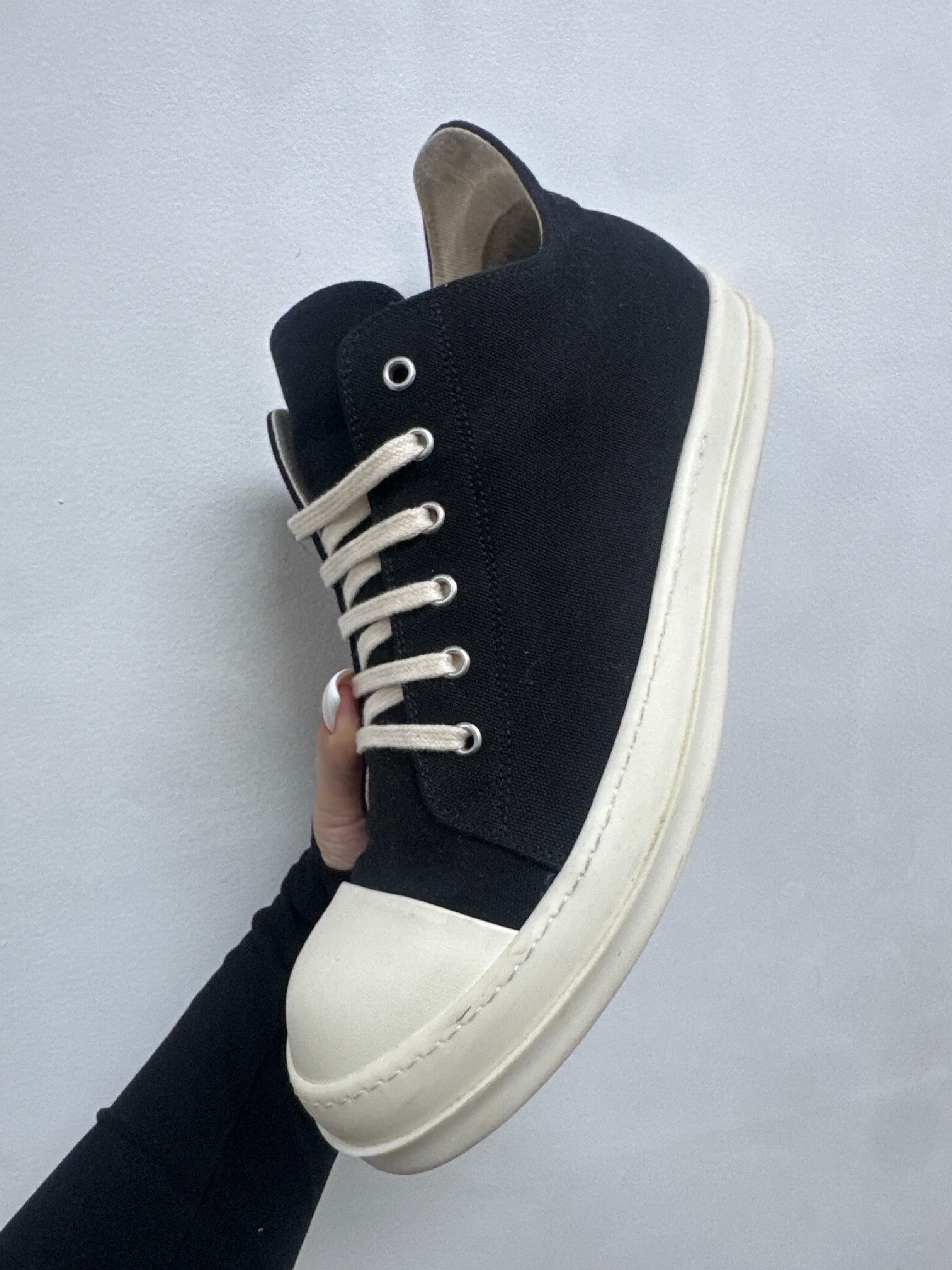 Rick Owens Black Ramone DRKSHDW Low Sneakers