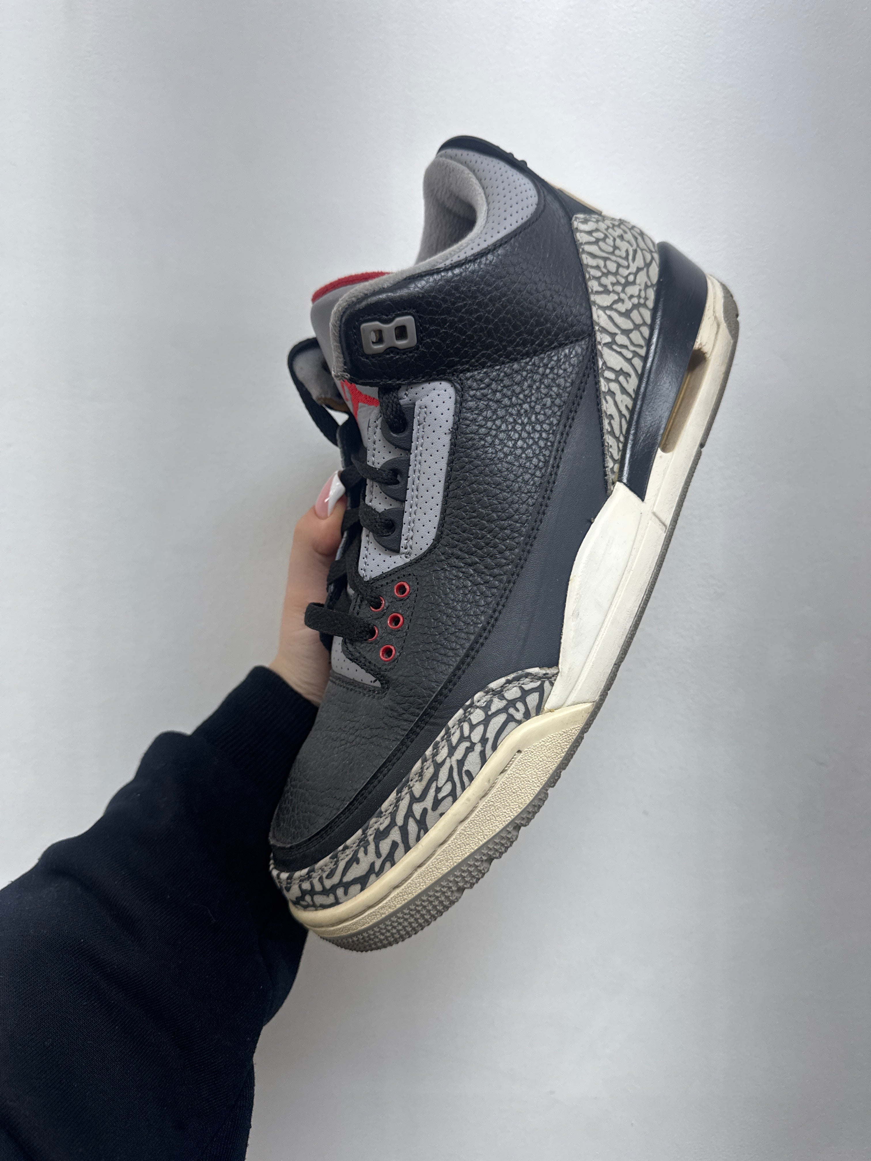 Nike Jordan 3 Black Cement Sneakers
