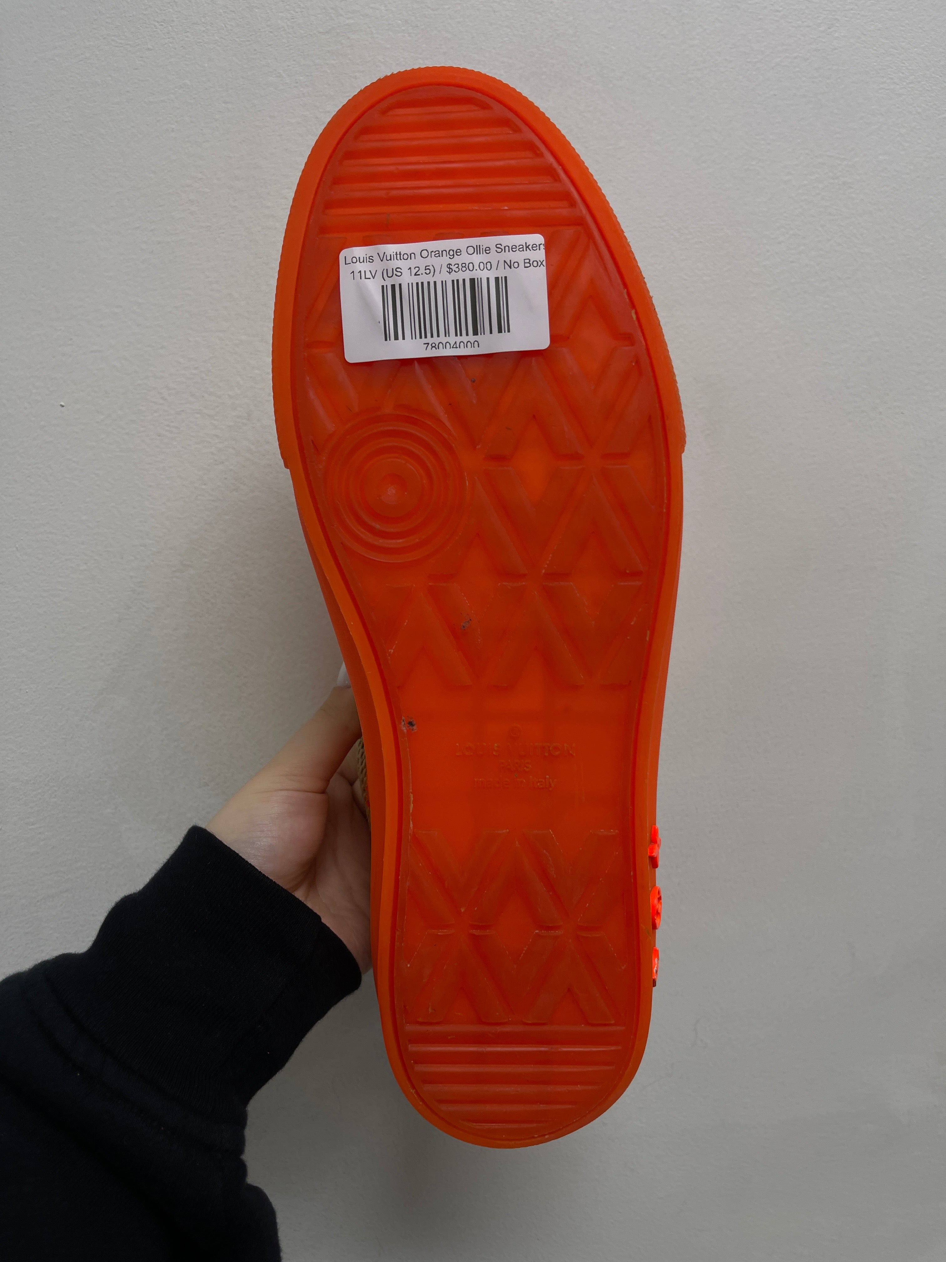Louis Vuitton Orange Ollie Sneakers