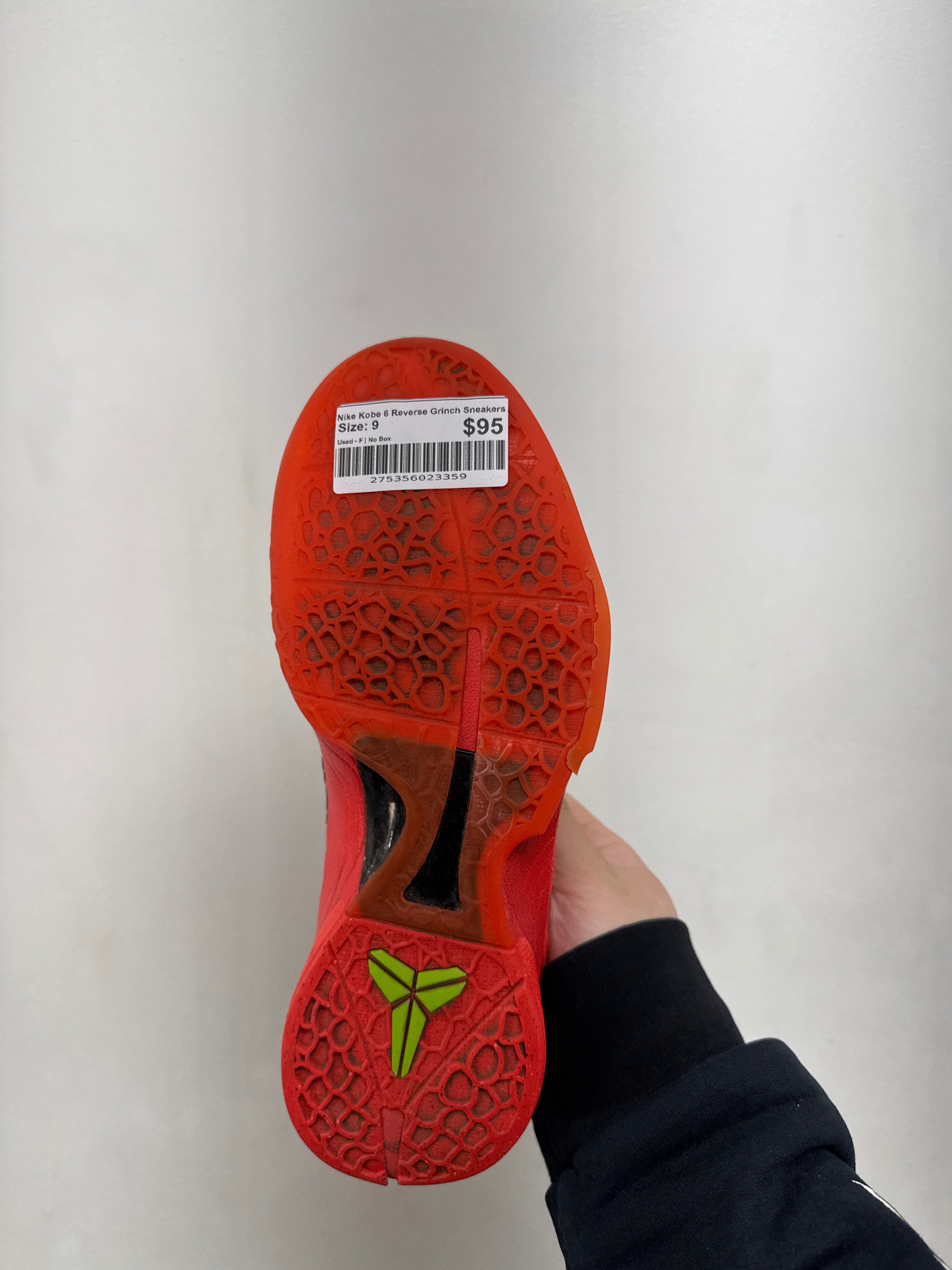 Nike Kobe 6 Reverse Grinch Sneakers