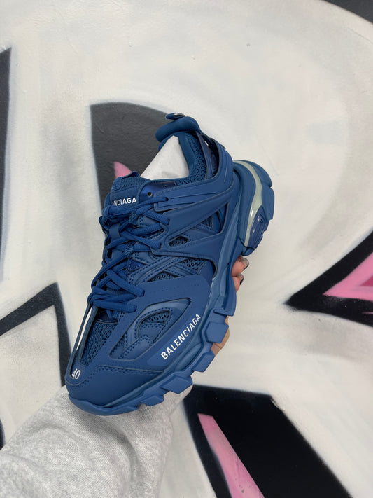 Balenciaga Track Runner Navy LED New 40 (US 7) With Box