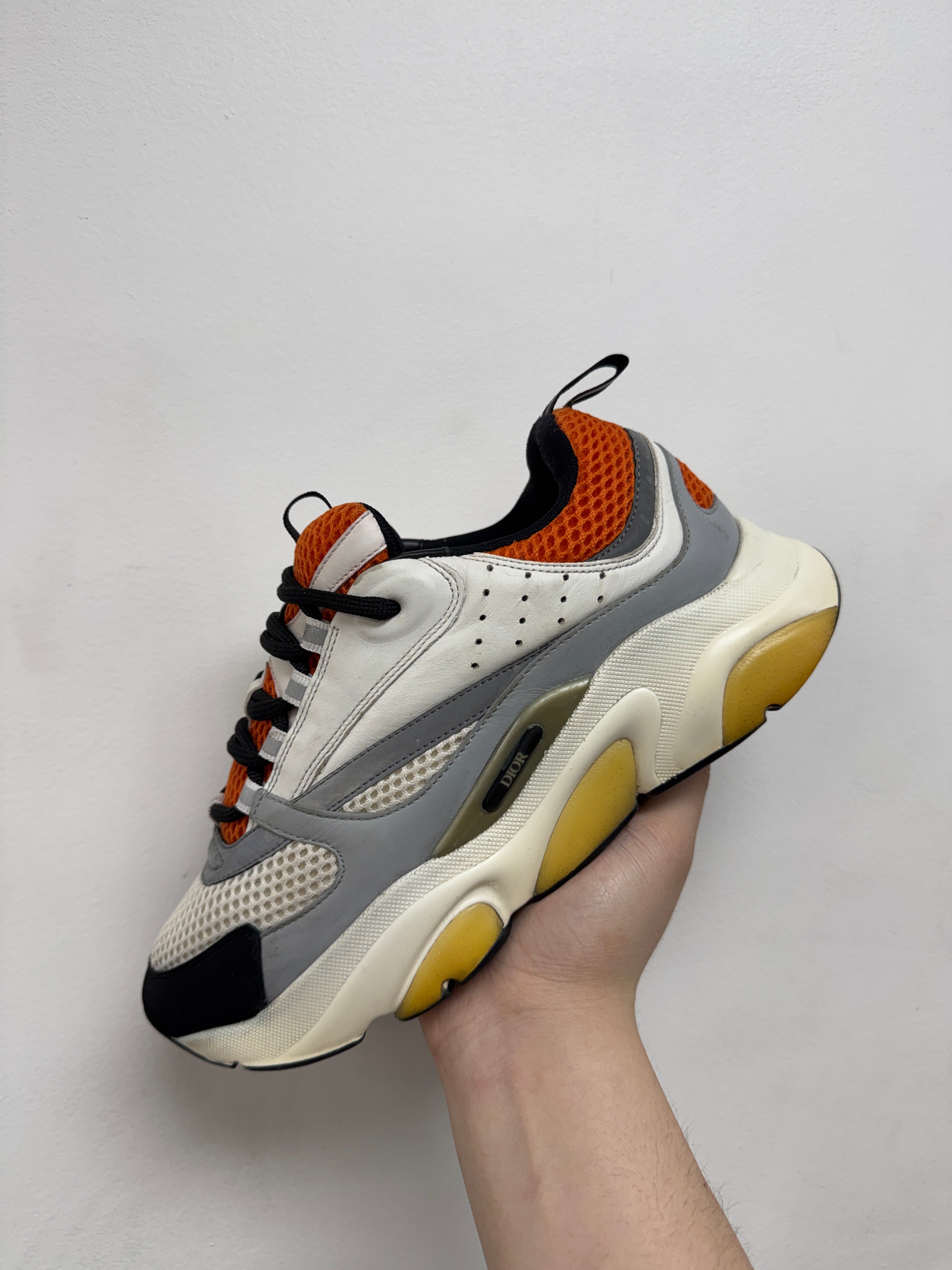 Dior B22 Orange White Sneakers