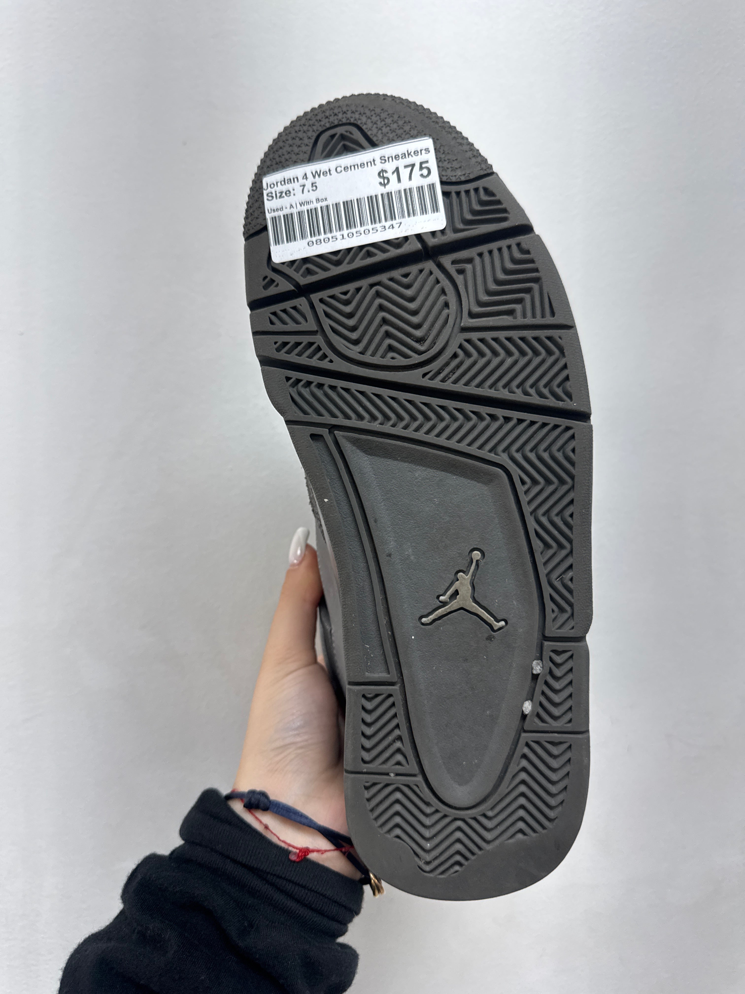 Jordan 4 Wet Cement Sneakers