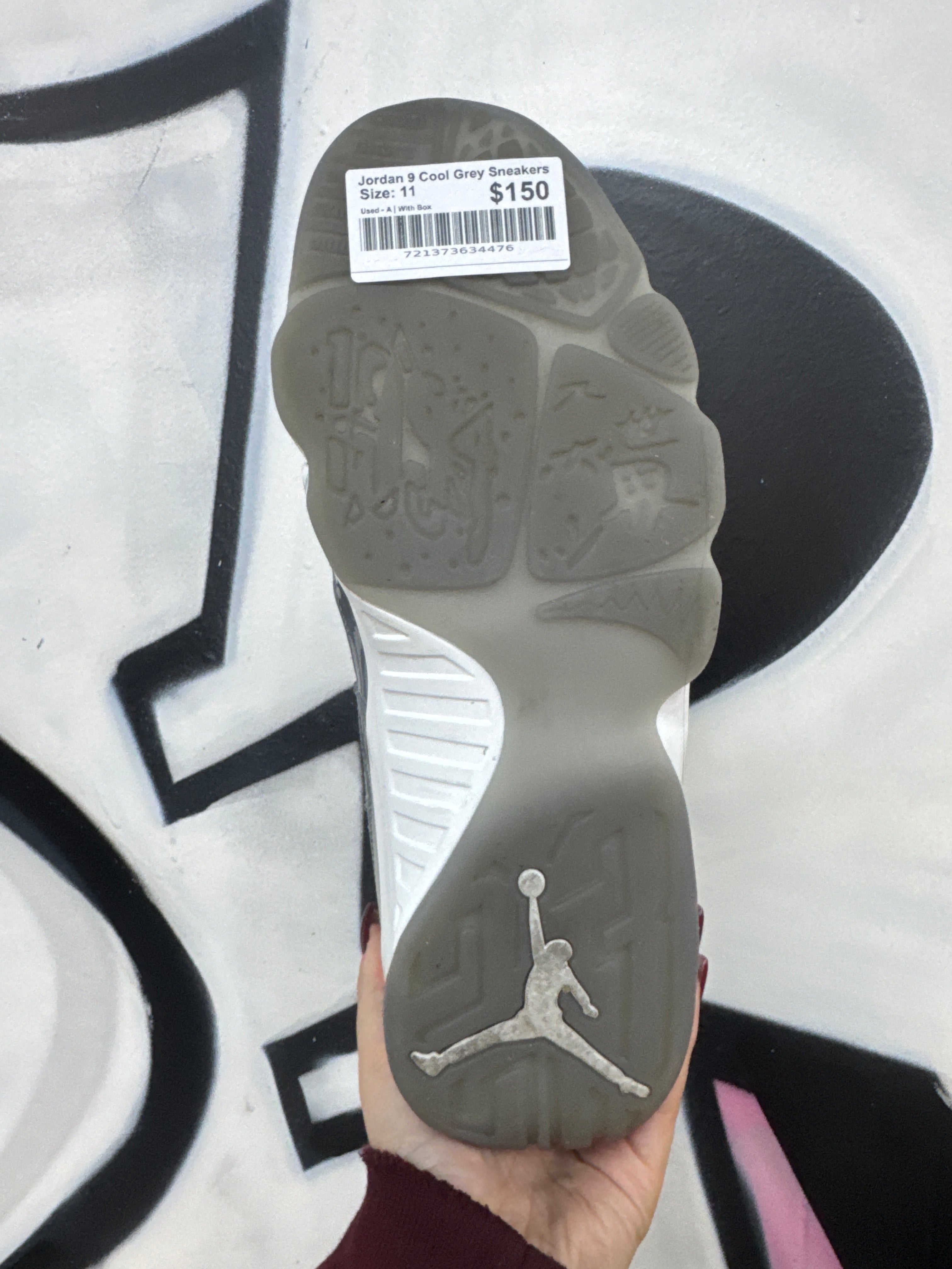 Jordan 9 Cool Grey Sneakers