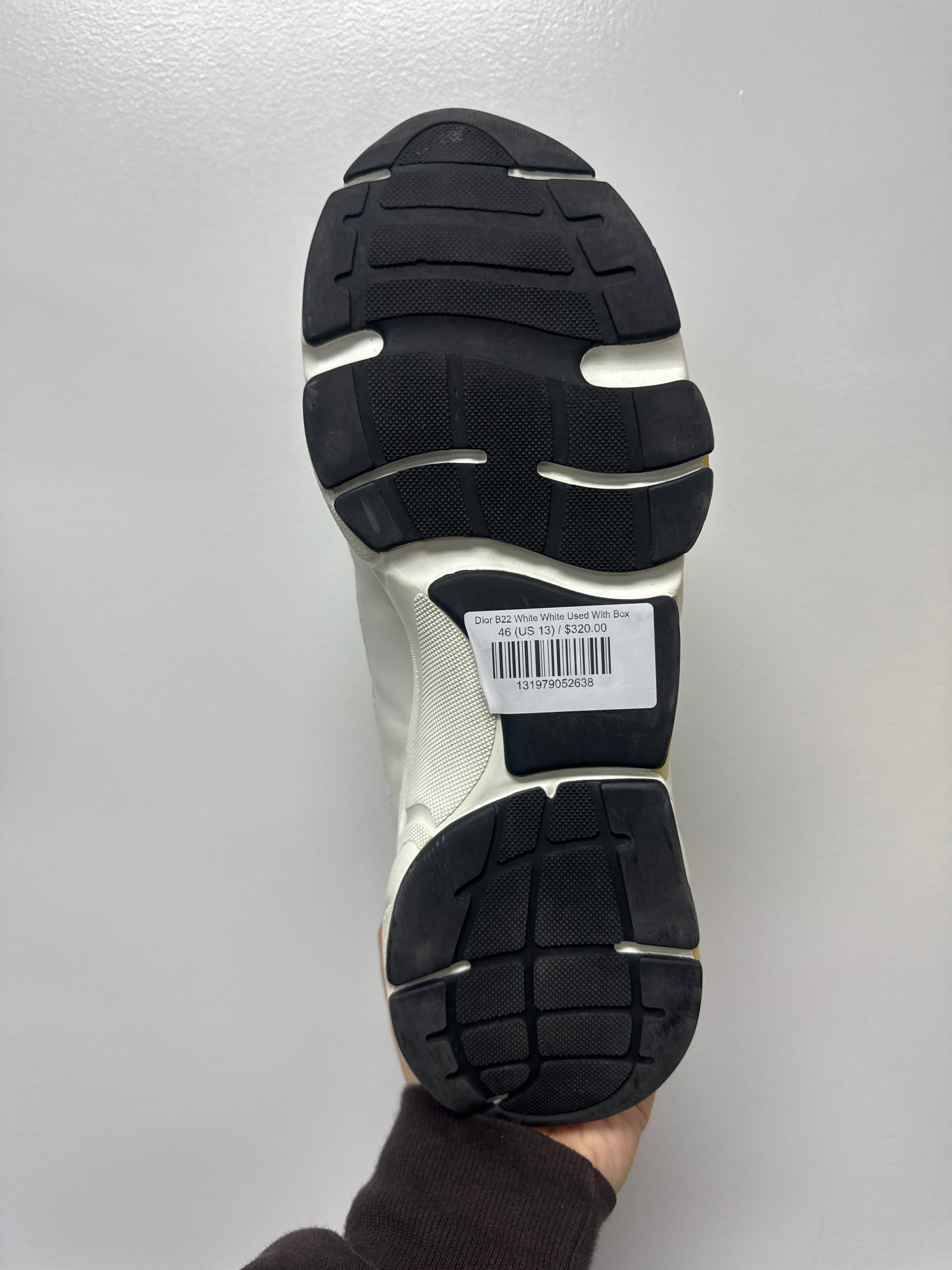 Dior B22 White White Used With Box