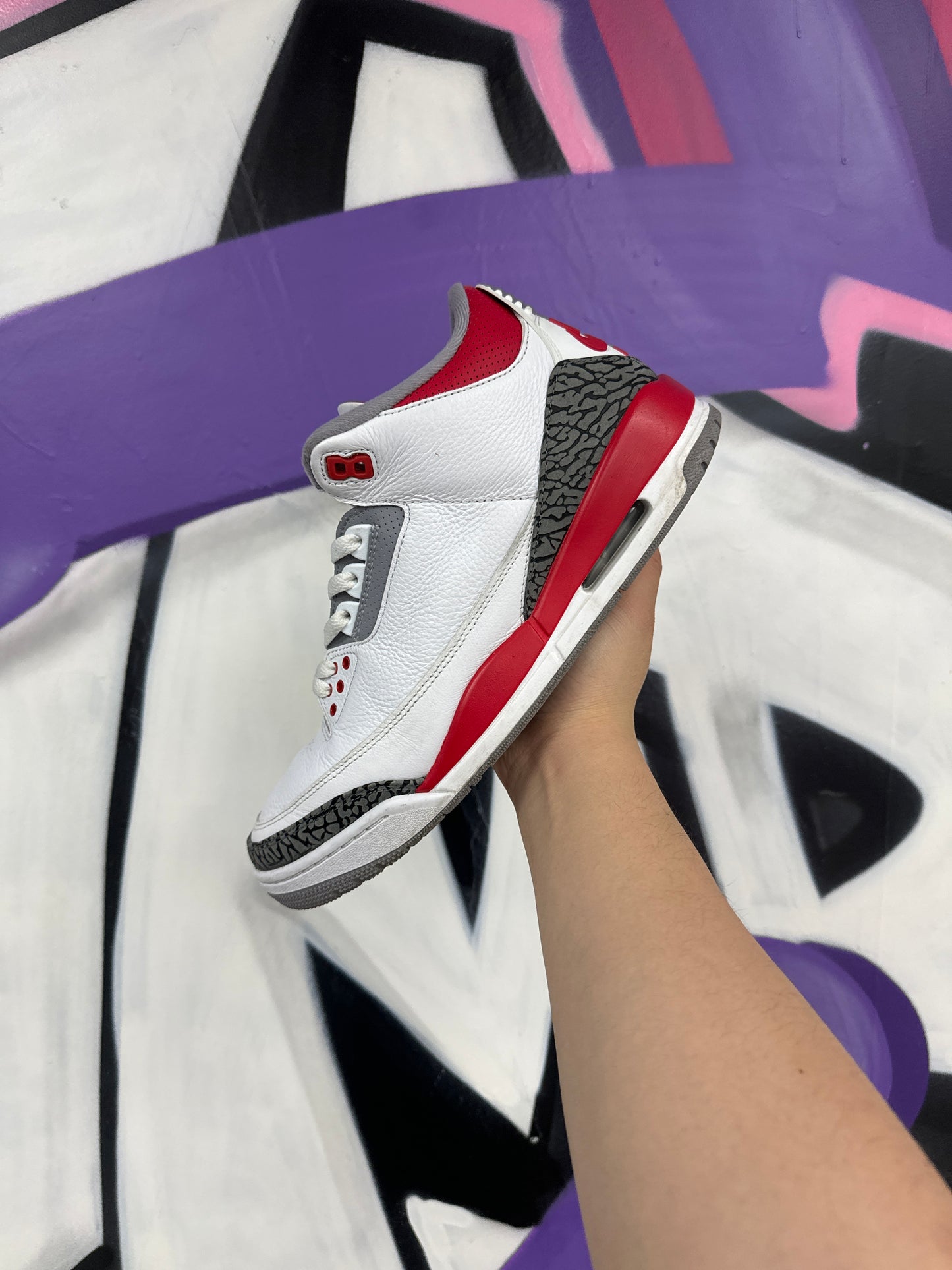 Jordan 3 Fire Red  Used 11.5 No Box