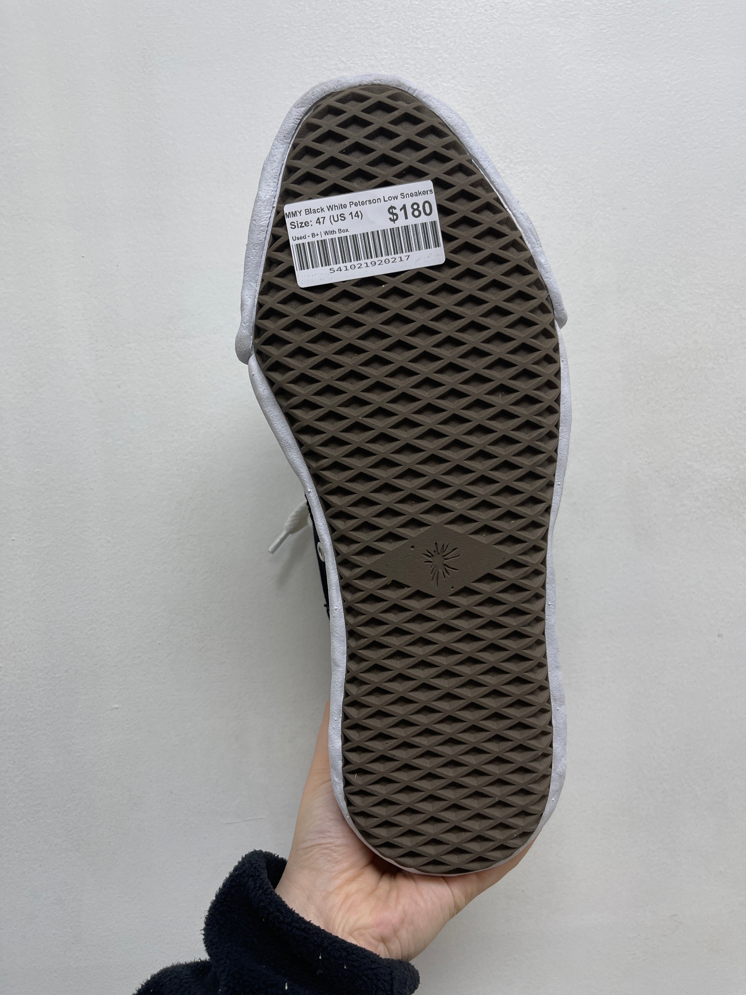 MMY Black White Peterson Low Sneakers