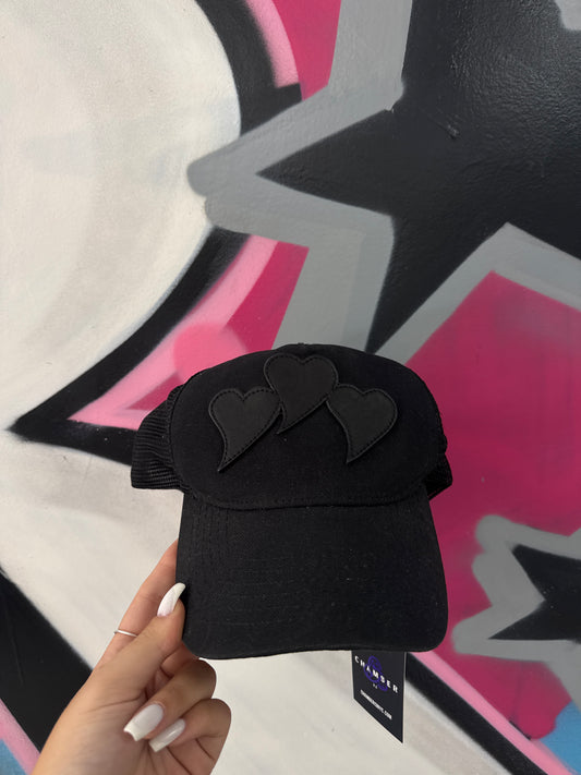 Amiri 3 Heart Trucker Black Used