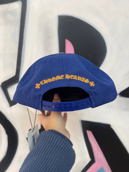 Chrome Hearts Blue Gold CH Cap