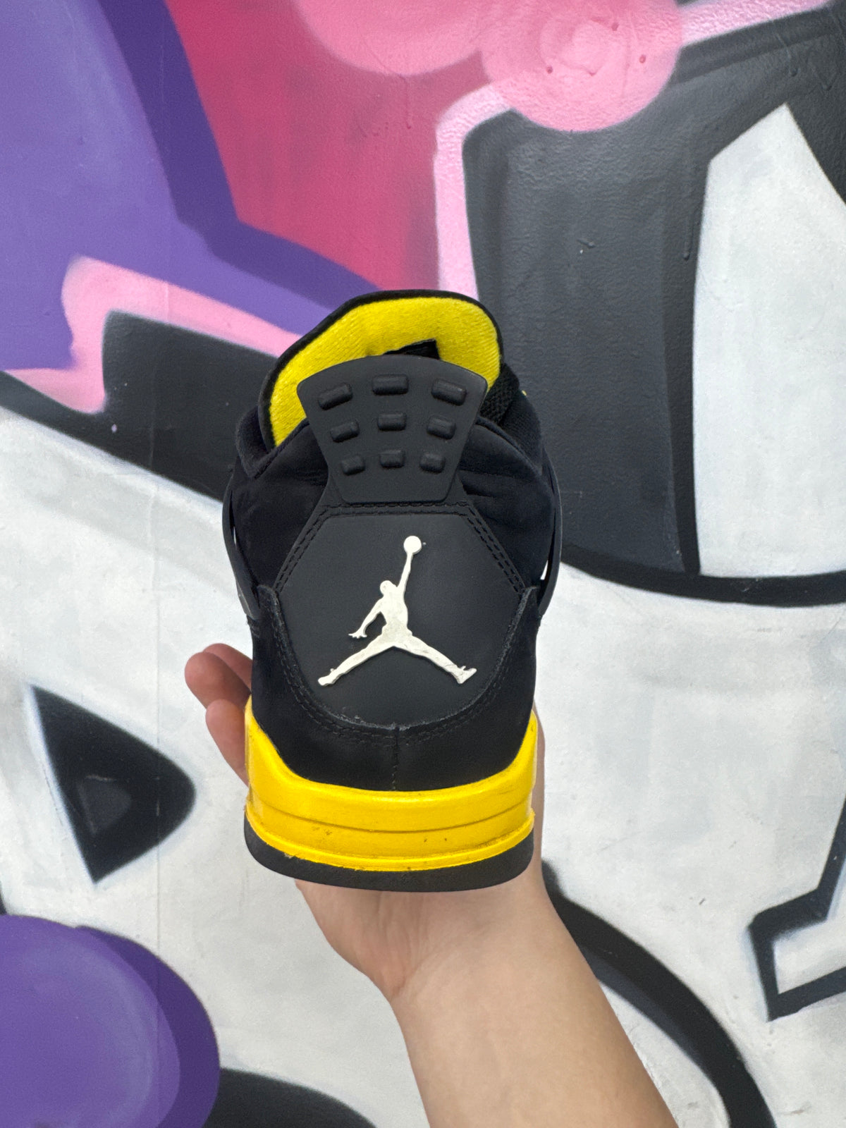 Jordan 4 Yellow Thunder Sneakers