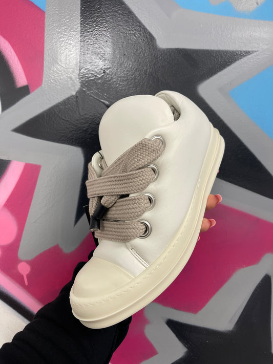Rick Owens Jumbo Lace Low White Milk New With Box