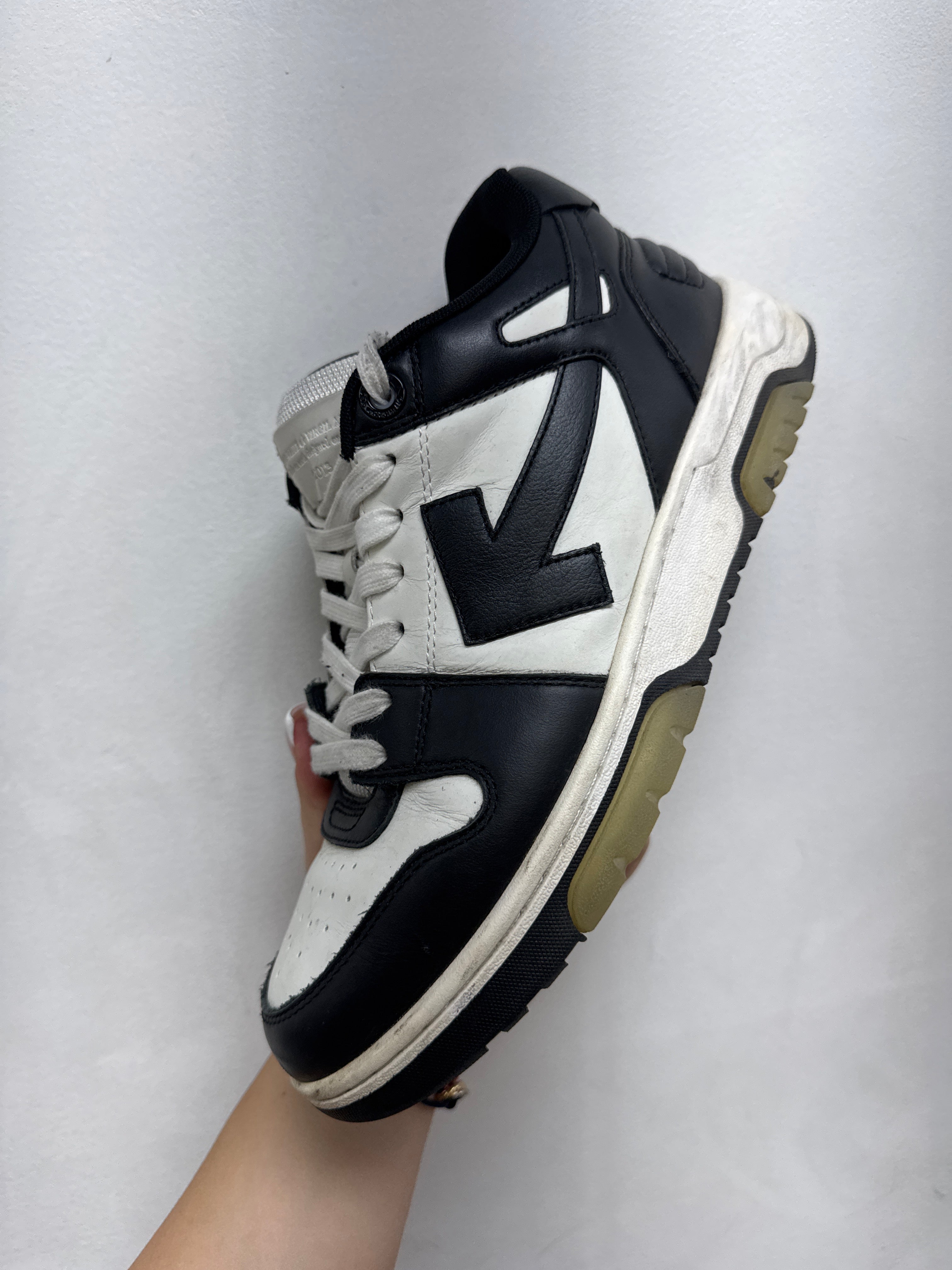 Off White Black White Out Of Office Sneakers