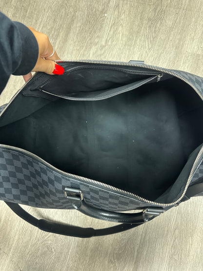 LV Black Damier Duffle Bag