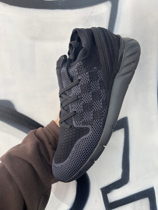 Louis Vuitton Fastlane Black Camo Sneakers