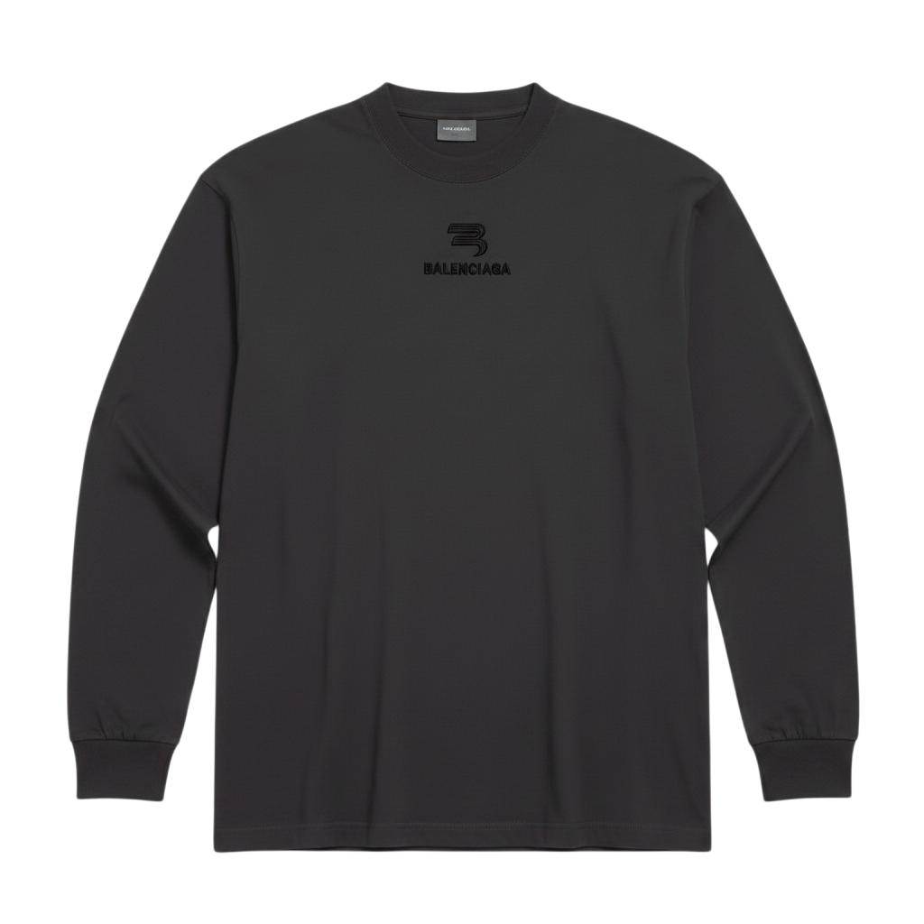 Balenciaga '3B Sport' Black LS Tee