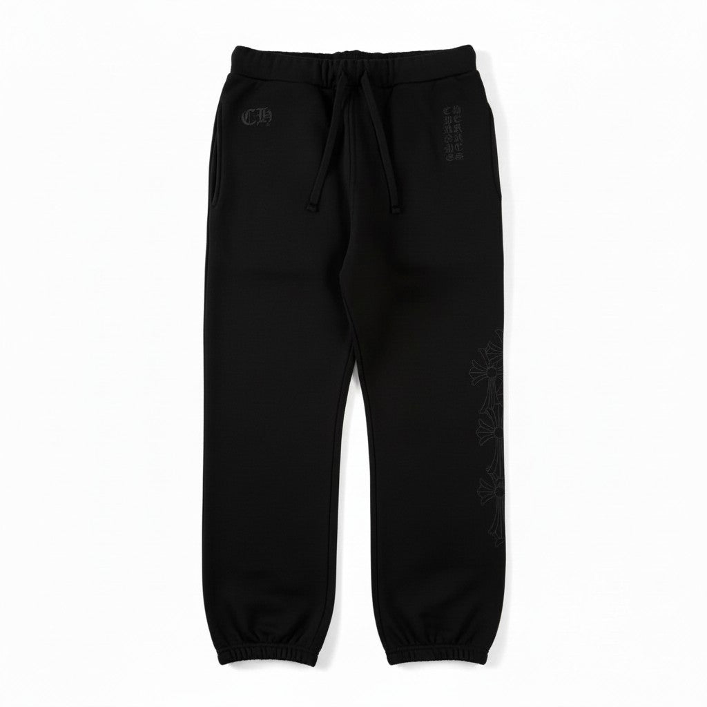 Chrome Hearts 'Miami Exclusive Cemetery' Black Tonal Sweats
