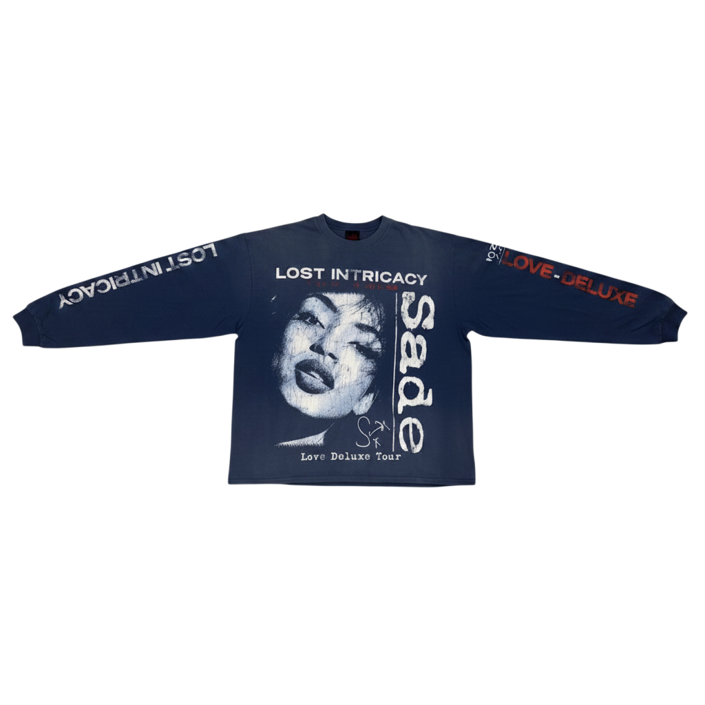Lost Intricacy 'Sade' Blue LS Tee