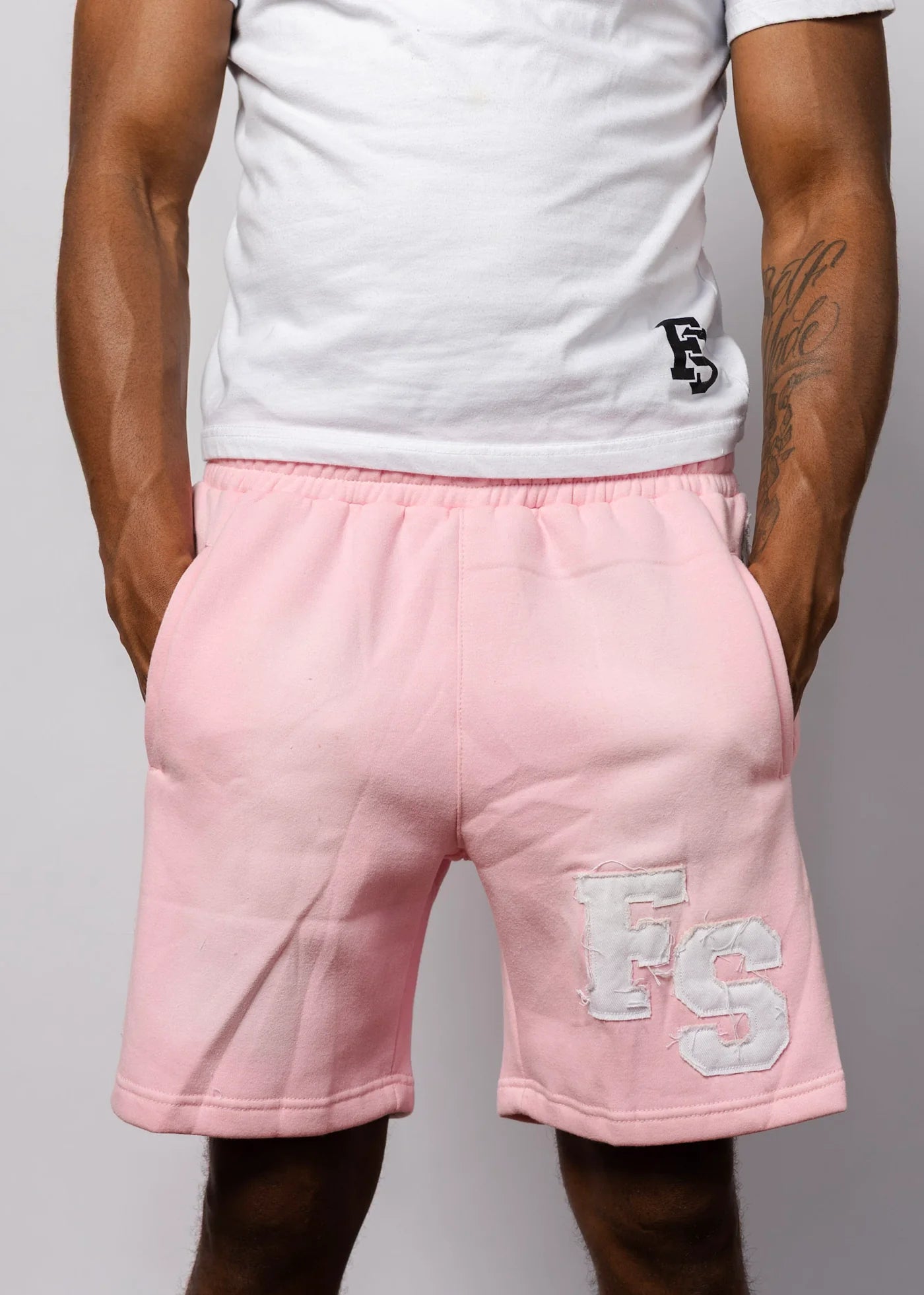 Forever Situated 'Logo' Pink Shorts