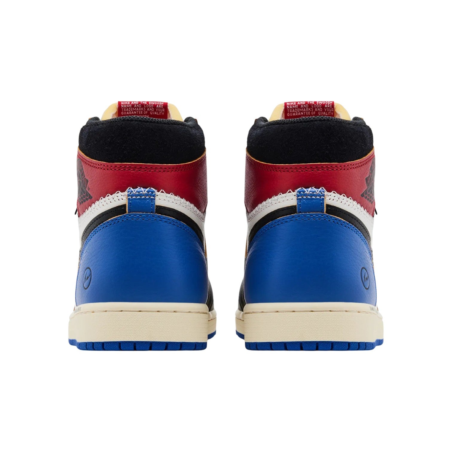 Fragment Design x Union LA x Air Jordan 1 'Varsity Red Sport Royal' Red & White Sneakers