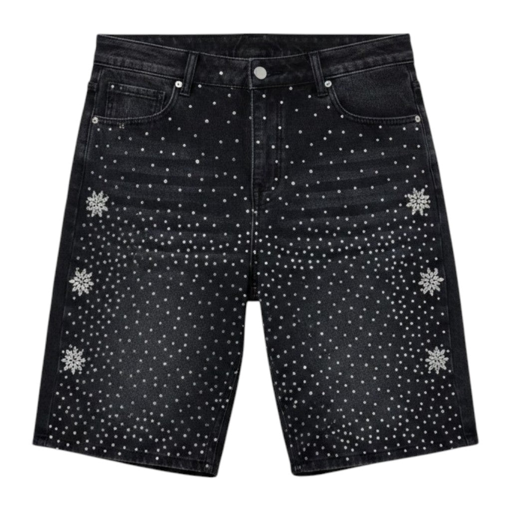 Fraternal Desires 'Astro' Black Jeans Shorts