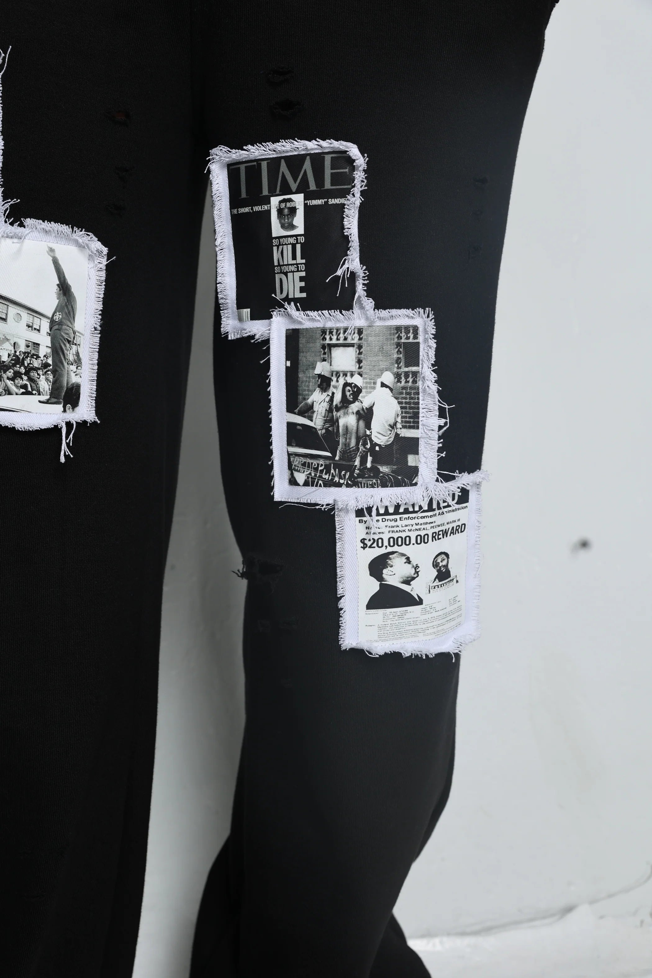 Fraternal Desires 'WATTBA' Black Sweats