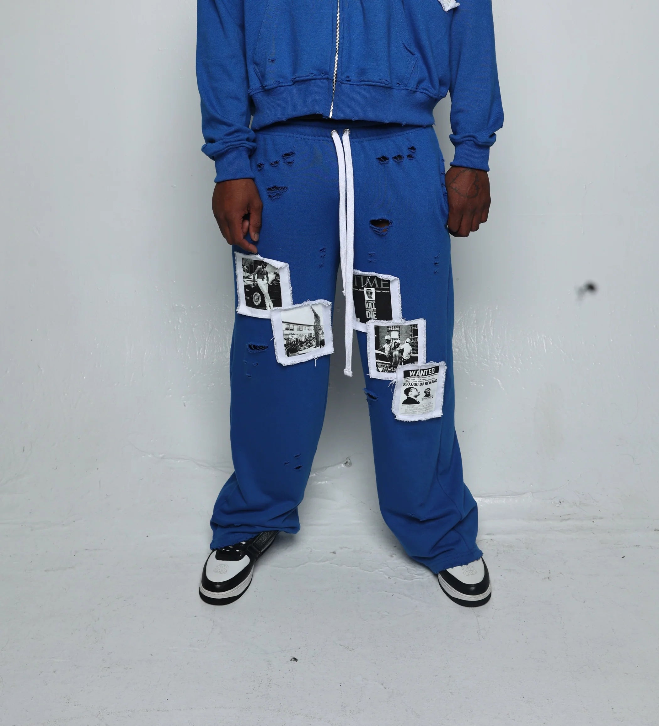 Fraternal Desires 'WATTBA' Blue Sweats