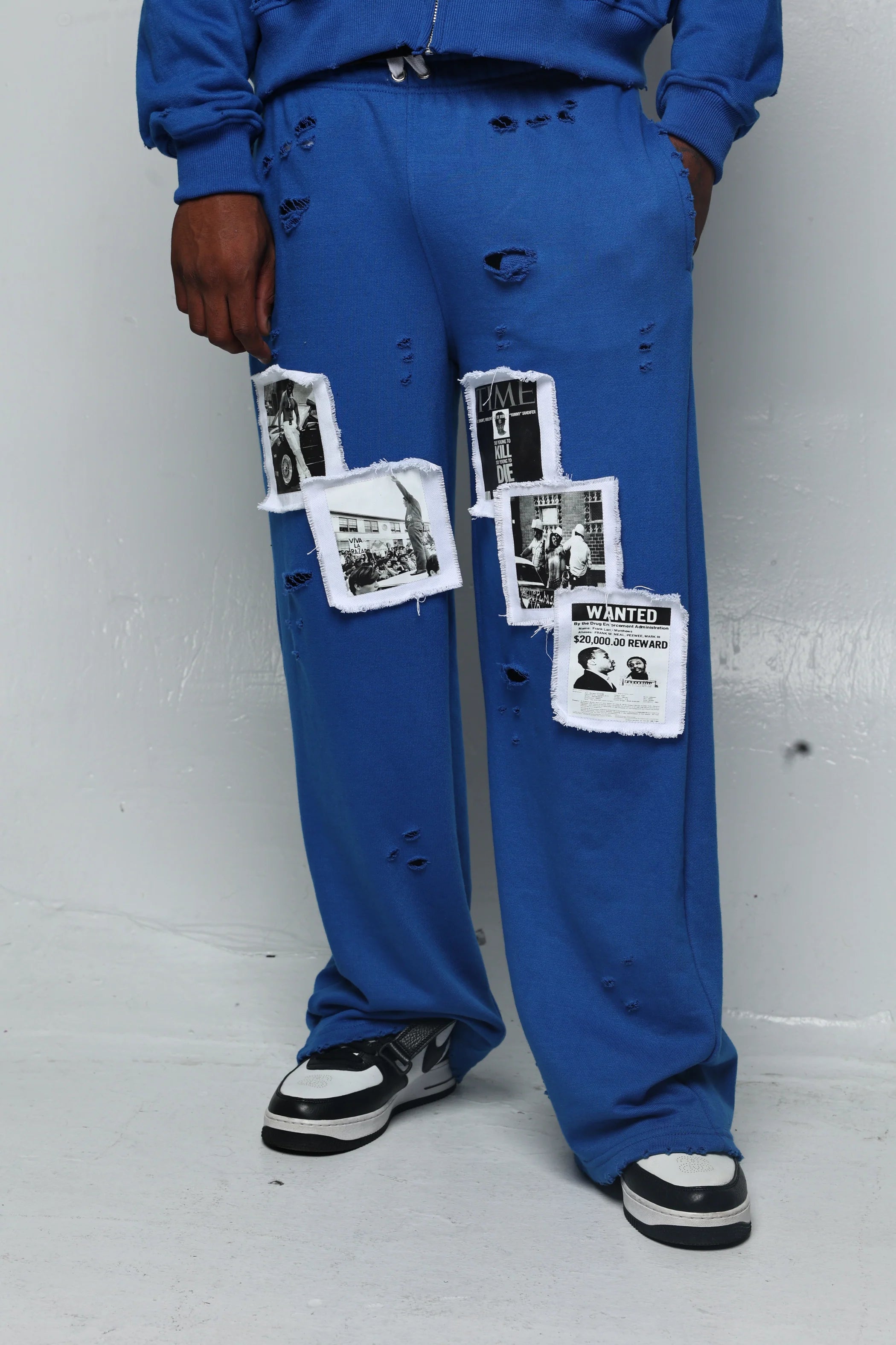Fraternal Desires 'WATTBA' Blue Sweats