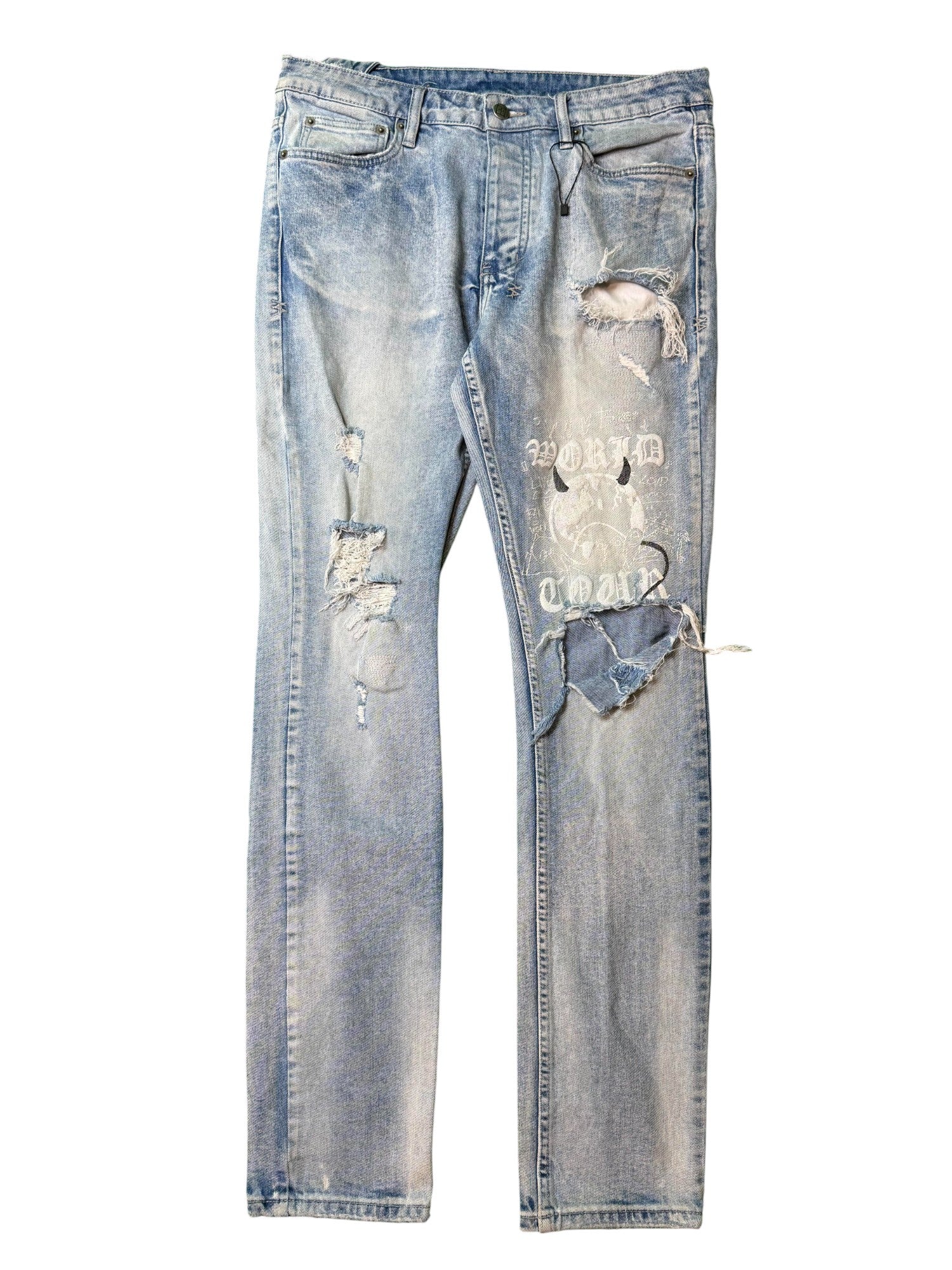 Ksubi Jeans Light Wash Ripped
