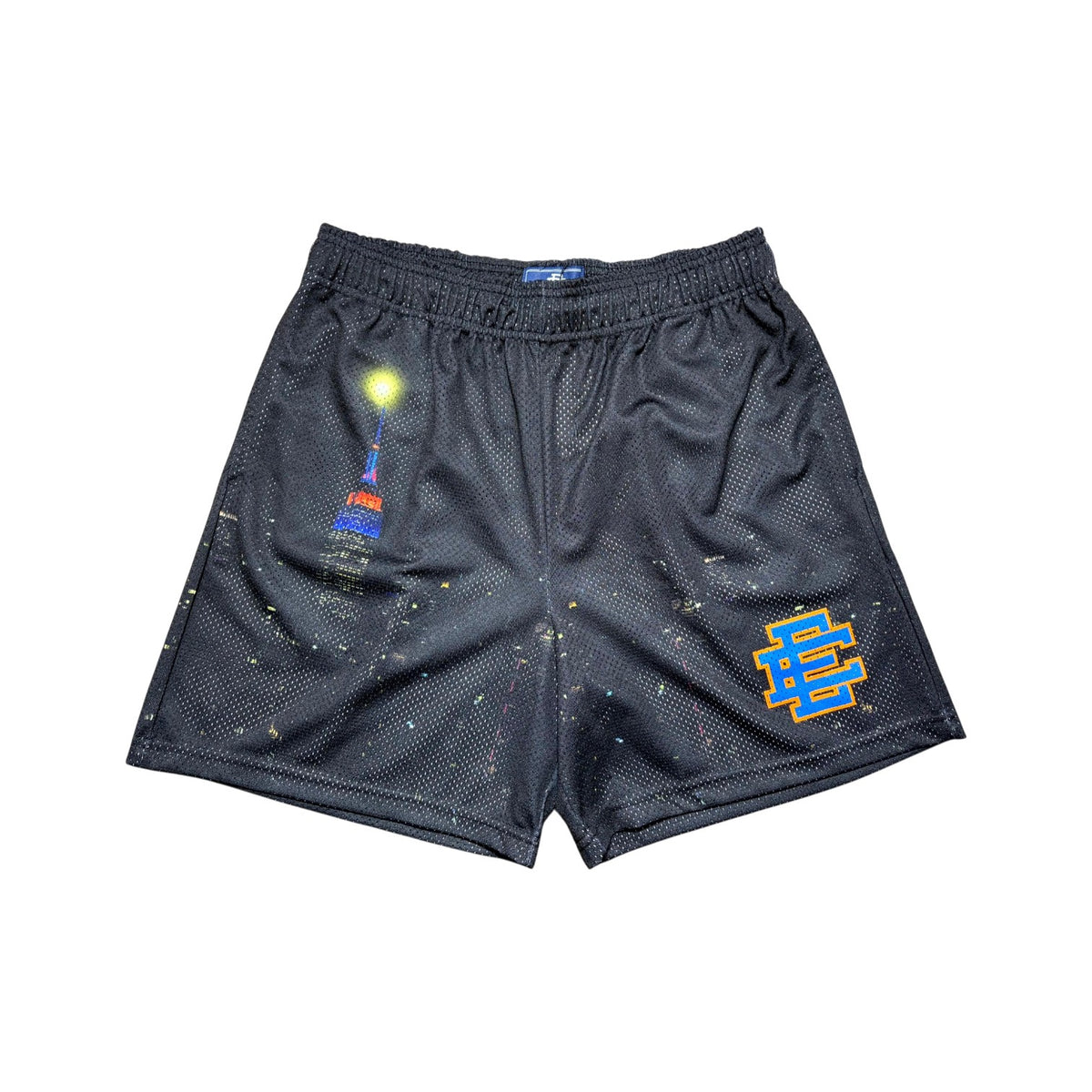 Eric Emanuel Empire State Building Black Shorts