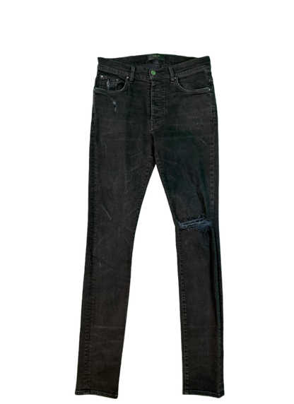 Amiri Thrasher Plain Black Jeans