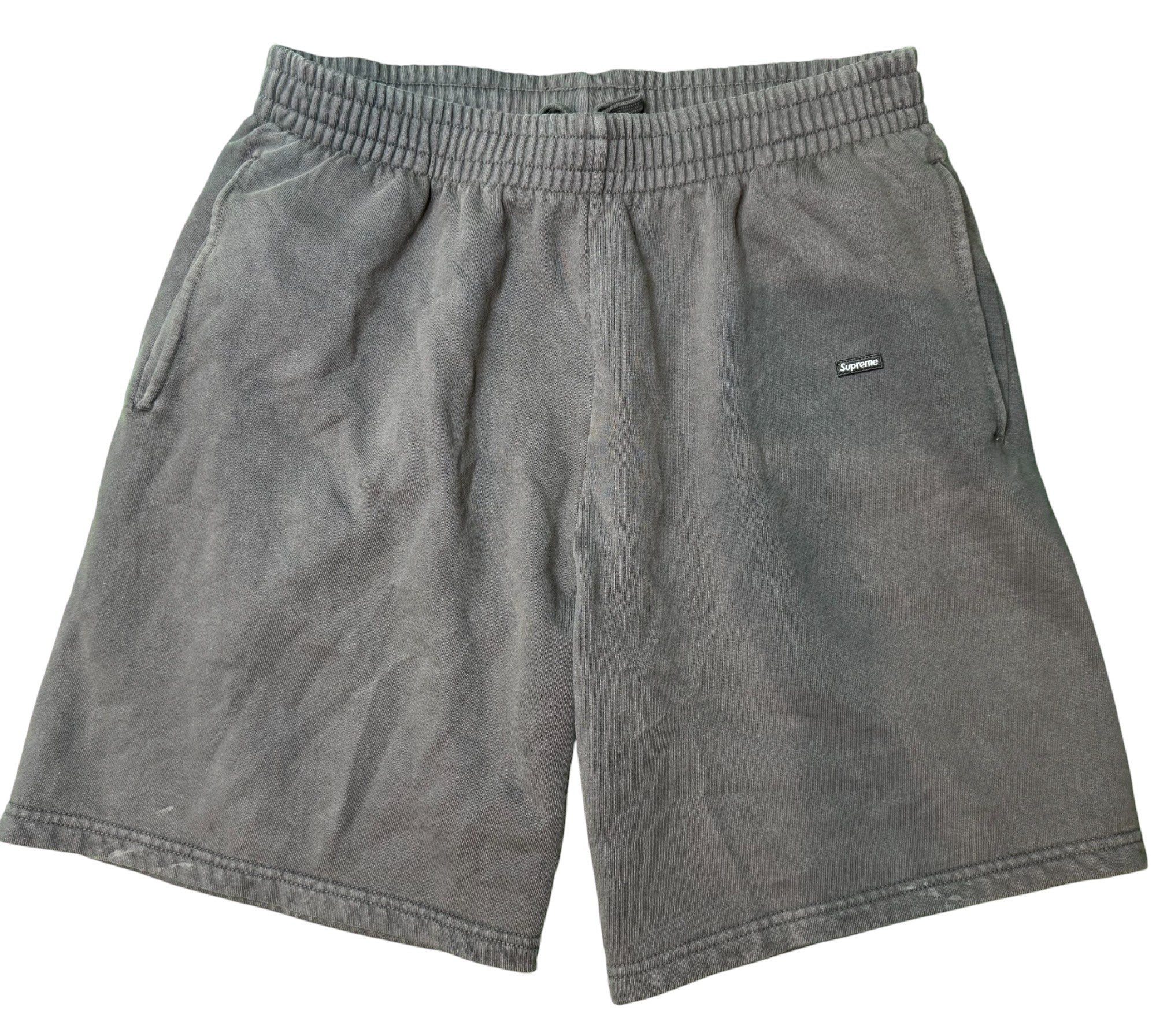 Supreme Classic Logo Grey Shorts