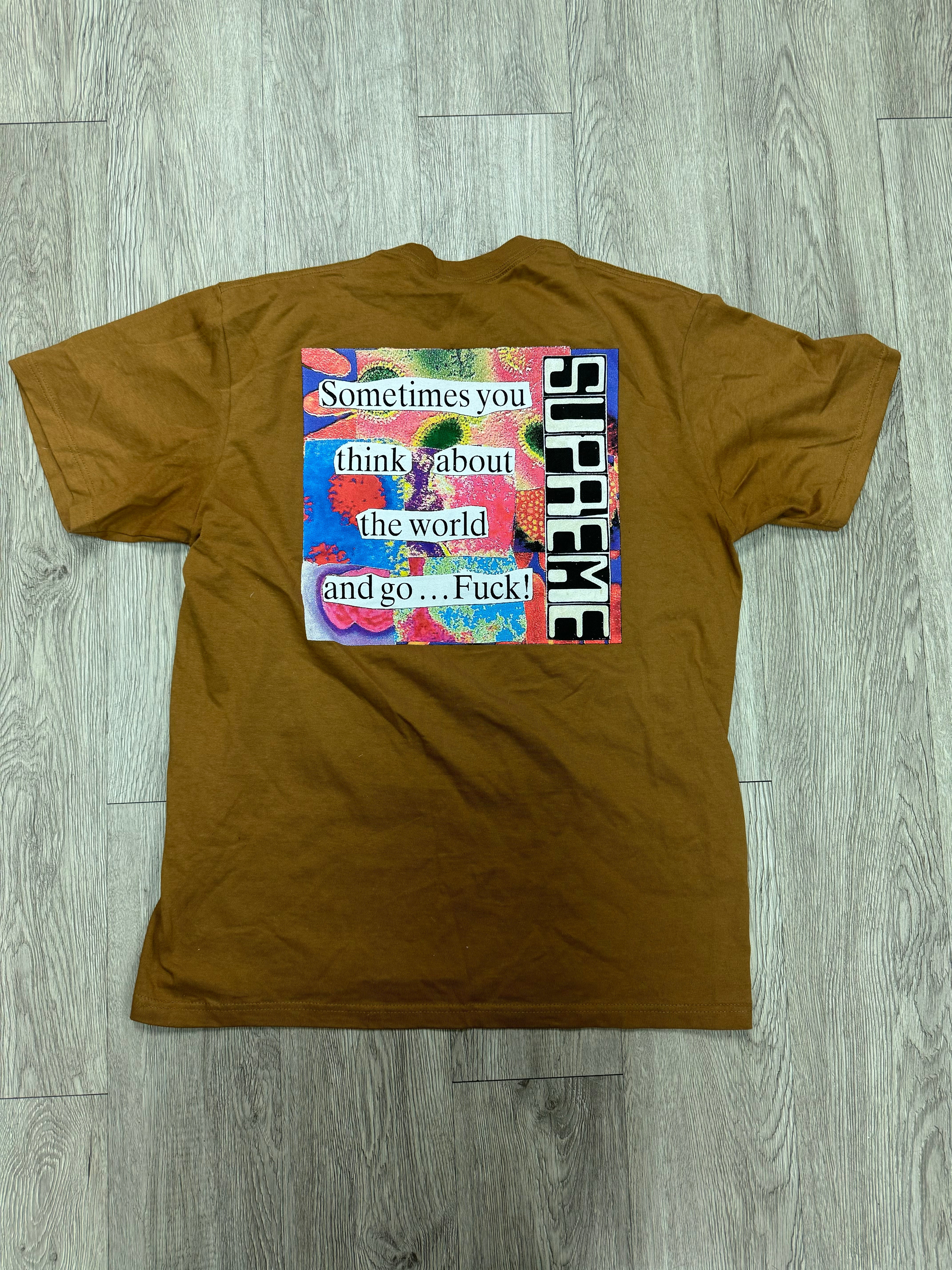 Supreme Brown Fuck Tee
