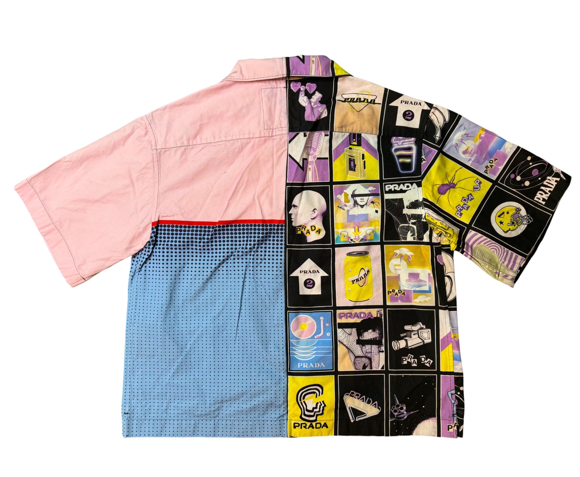 Prada Double Match Button Up