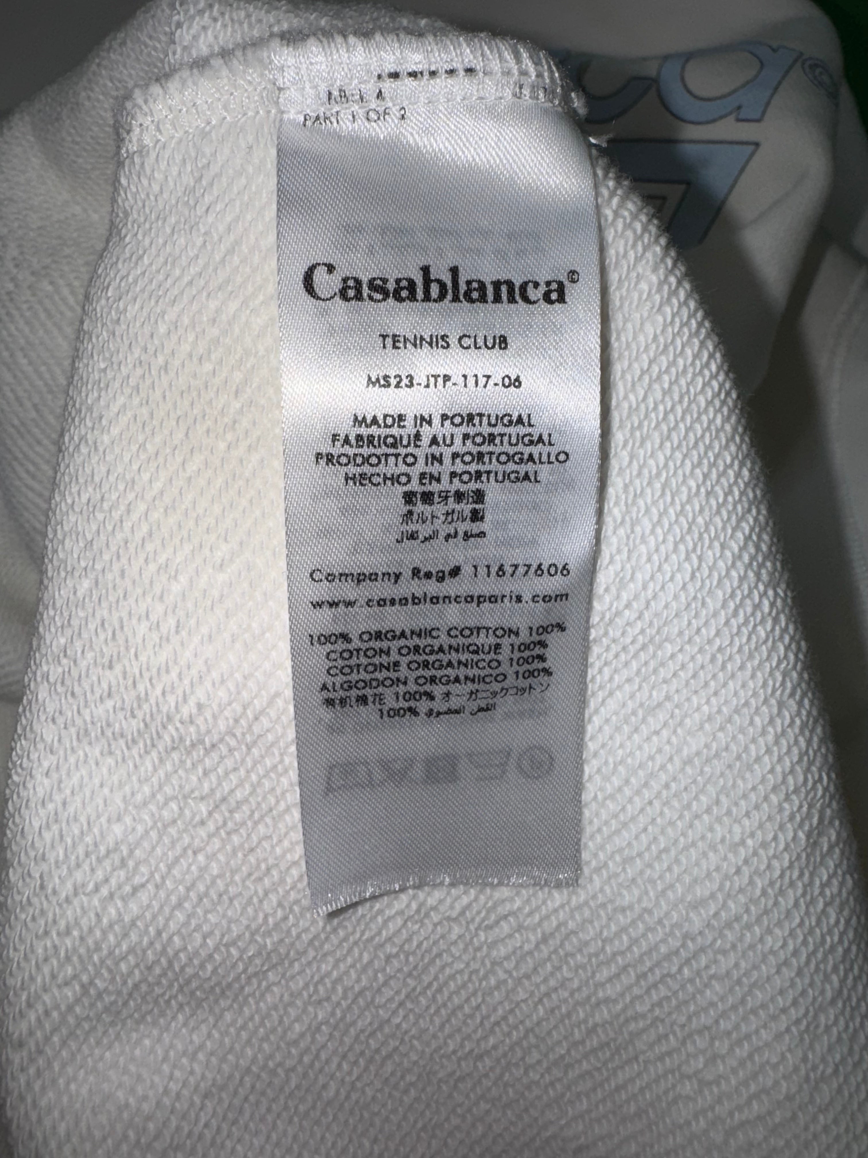 Casablanca Graphic White Crewneck