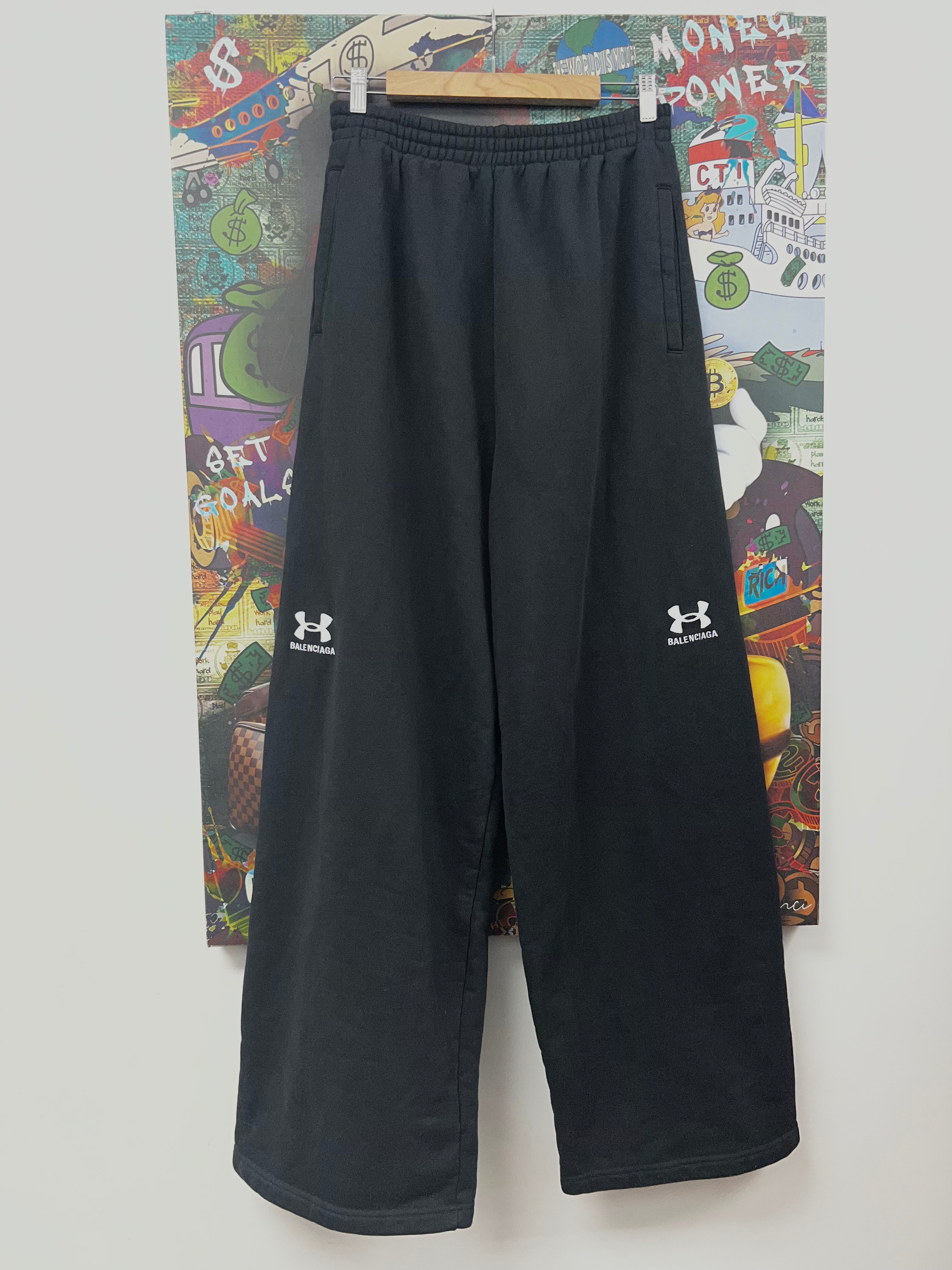 Balenciaga Underarmour Black Sweats