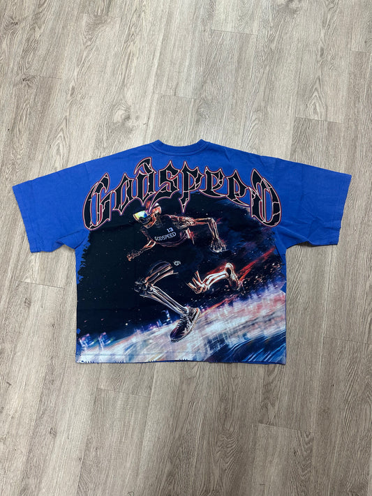 Godspeed Run Club Tee Royal