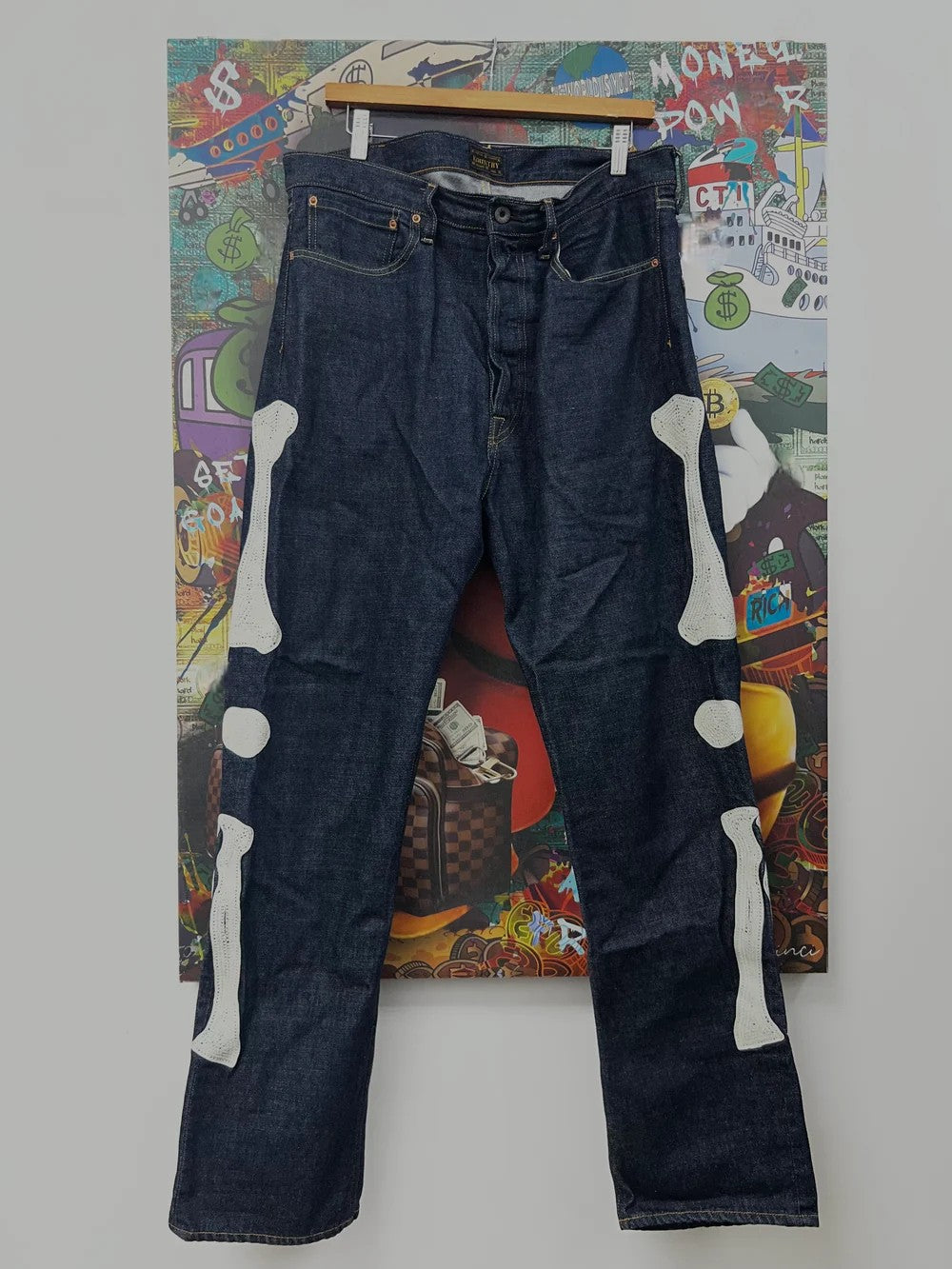 Kapital Selvedge Bone Navy Jeans